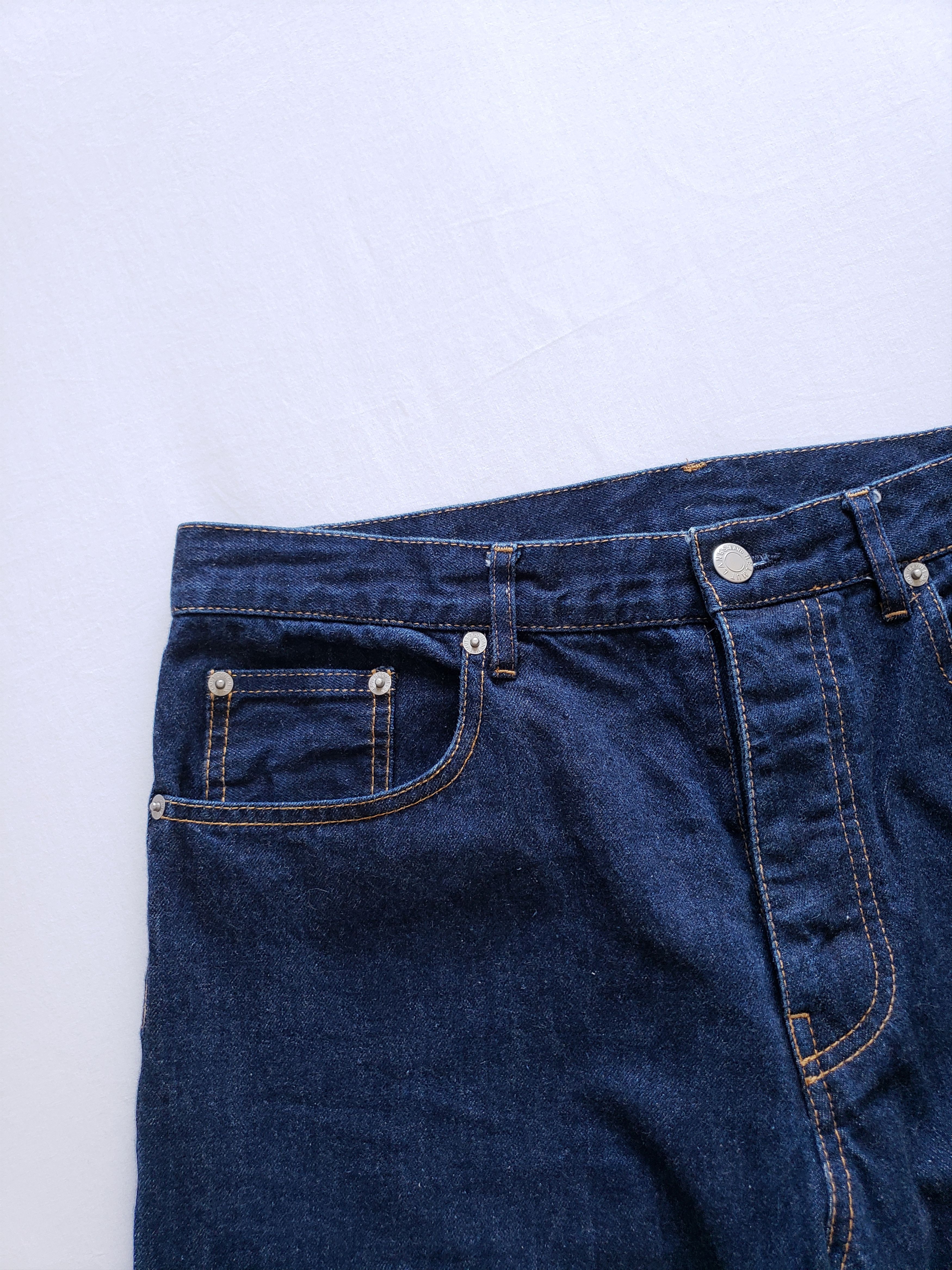 Helmut Lang HL 1998 Indigo Turn Up Jeans (Re-Edition) Size US 32 / EU 48 - 5 Thumbnail
