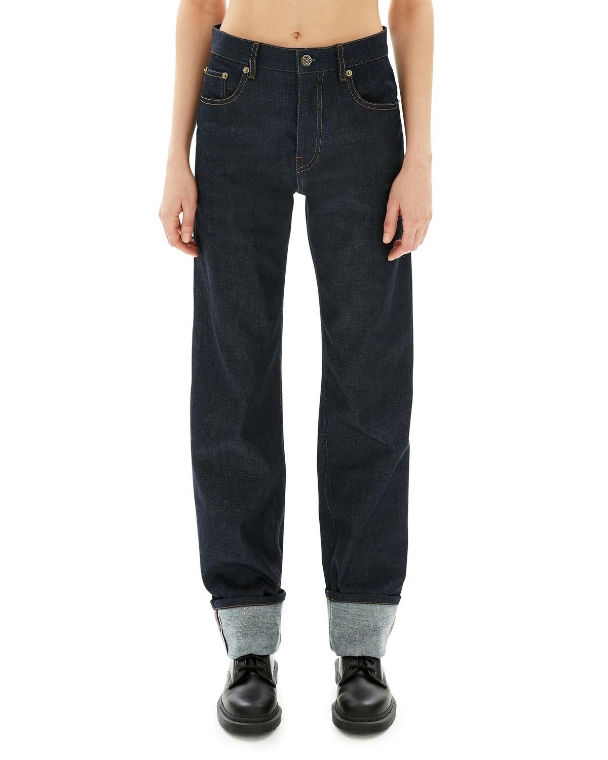 Helmut Lang HL 1998 Indigo Turn Up Jeans (Re-Edition) Size US 32 / EU 48 - 13 Thumbnail