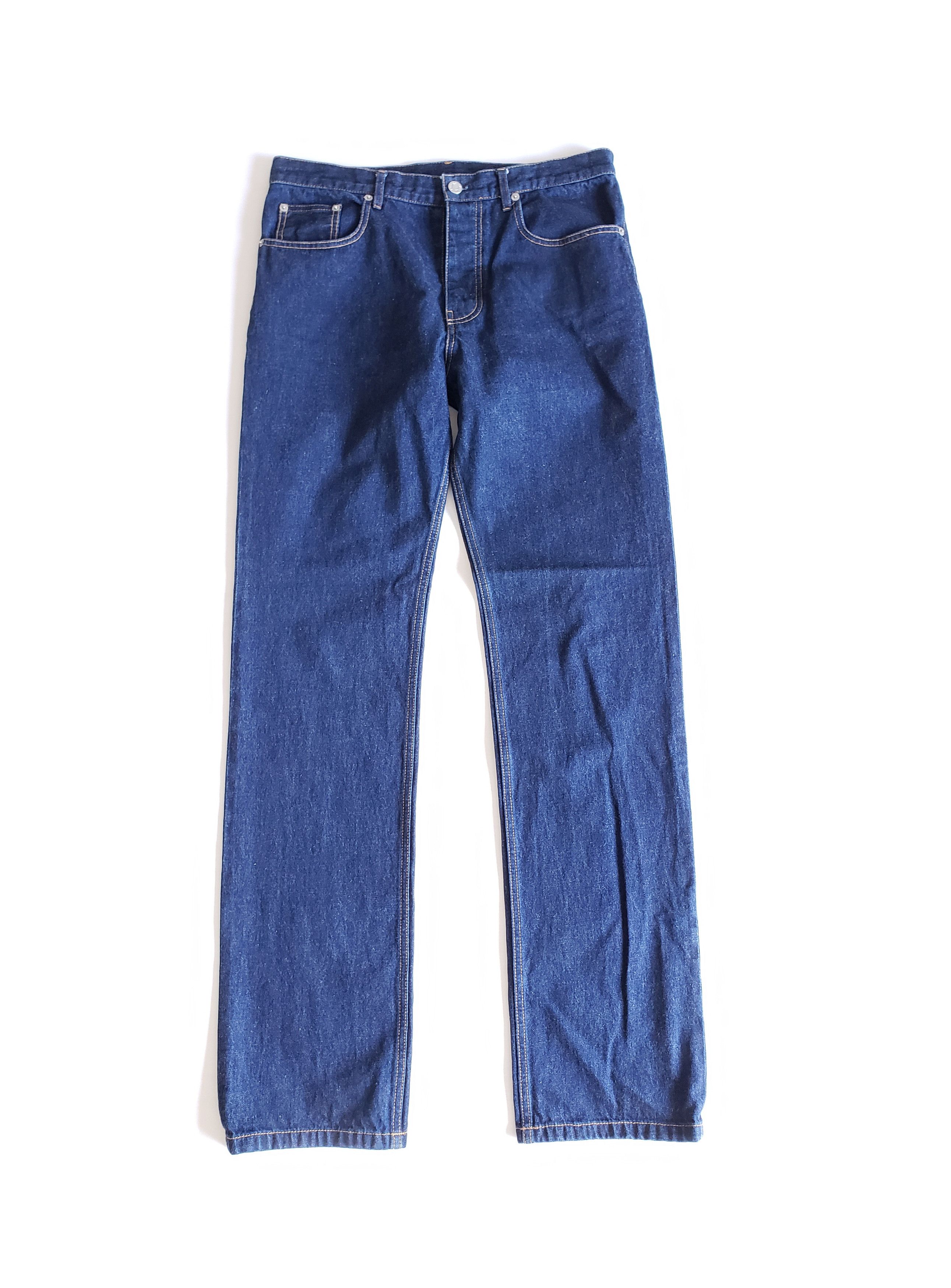 Helmut Lang HL 1998 Indigo Turn Up Jeans (Re-Edition) Size US 32 / EU 48 - 1 Thumbnail