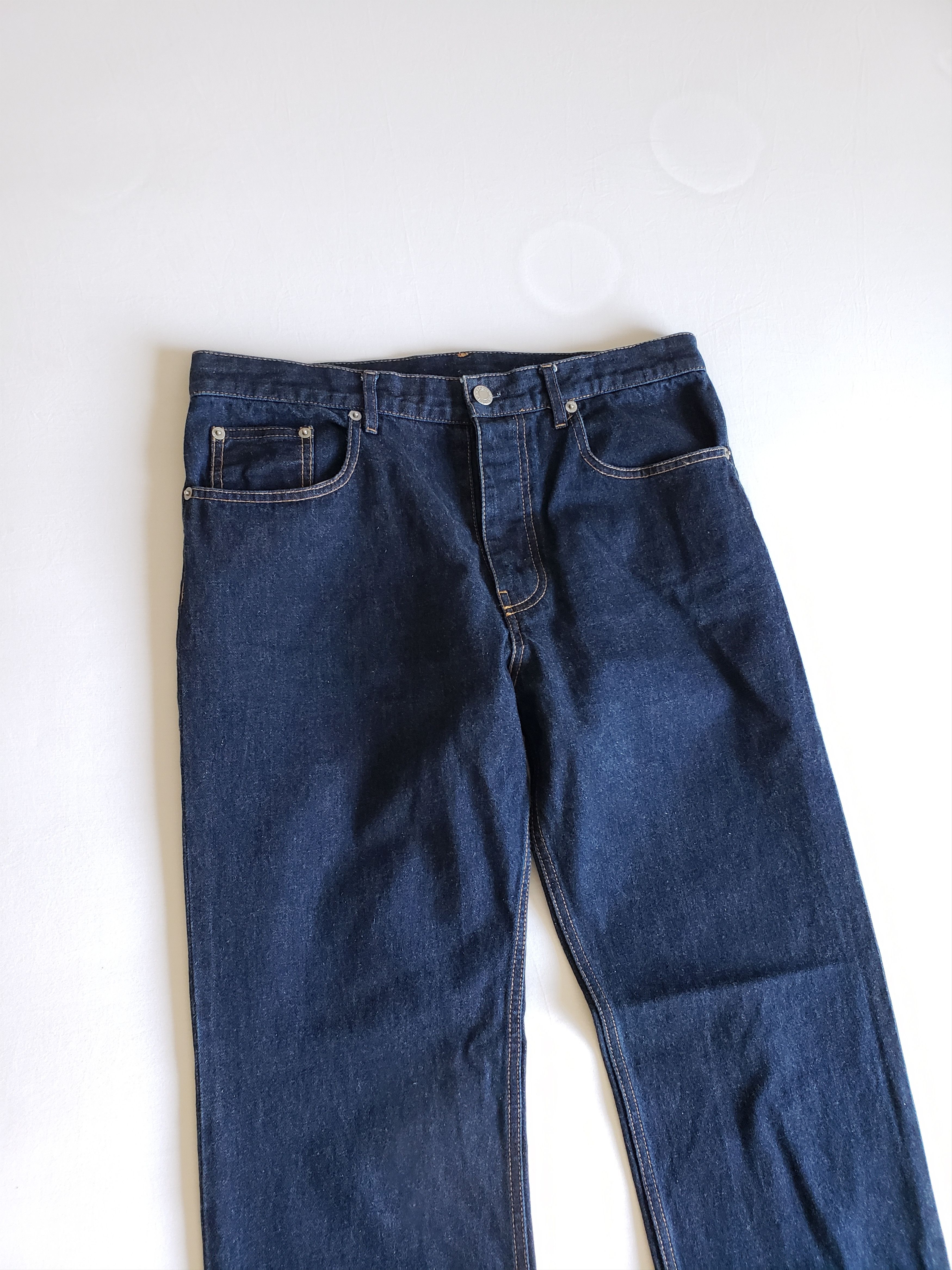 Helmut Lang HL 1998 Indigo Turn Up Jeans (Re-Edition) Size US 32 / EU 48 - 4 Thumbnail