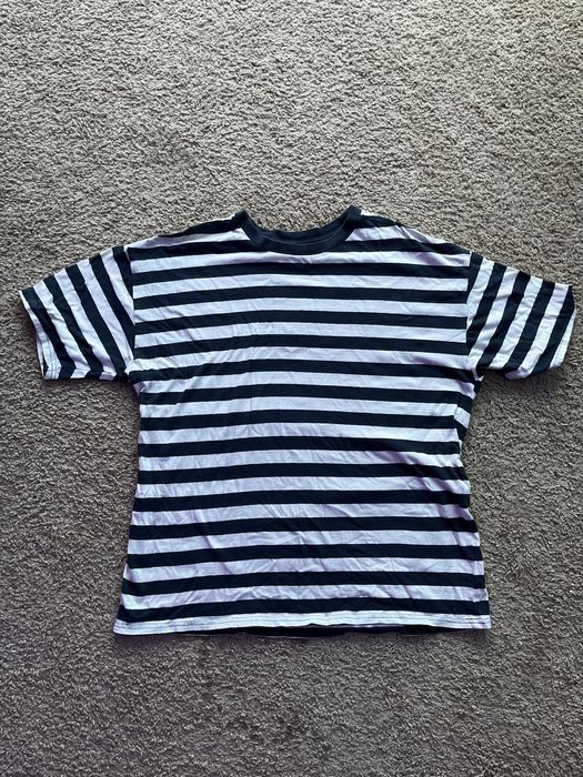 Pacsun Navy Blue and White Striped T Shirt Pacsun Size US L / EU 52-54 / 3 - 1 Preview