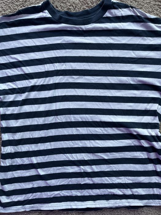 Pacsun Navy Blue and White Striped T Shirt Pacsun Size US L / EU 52-54 / 3 - 2 Preview
