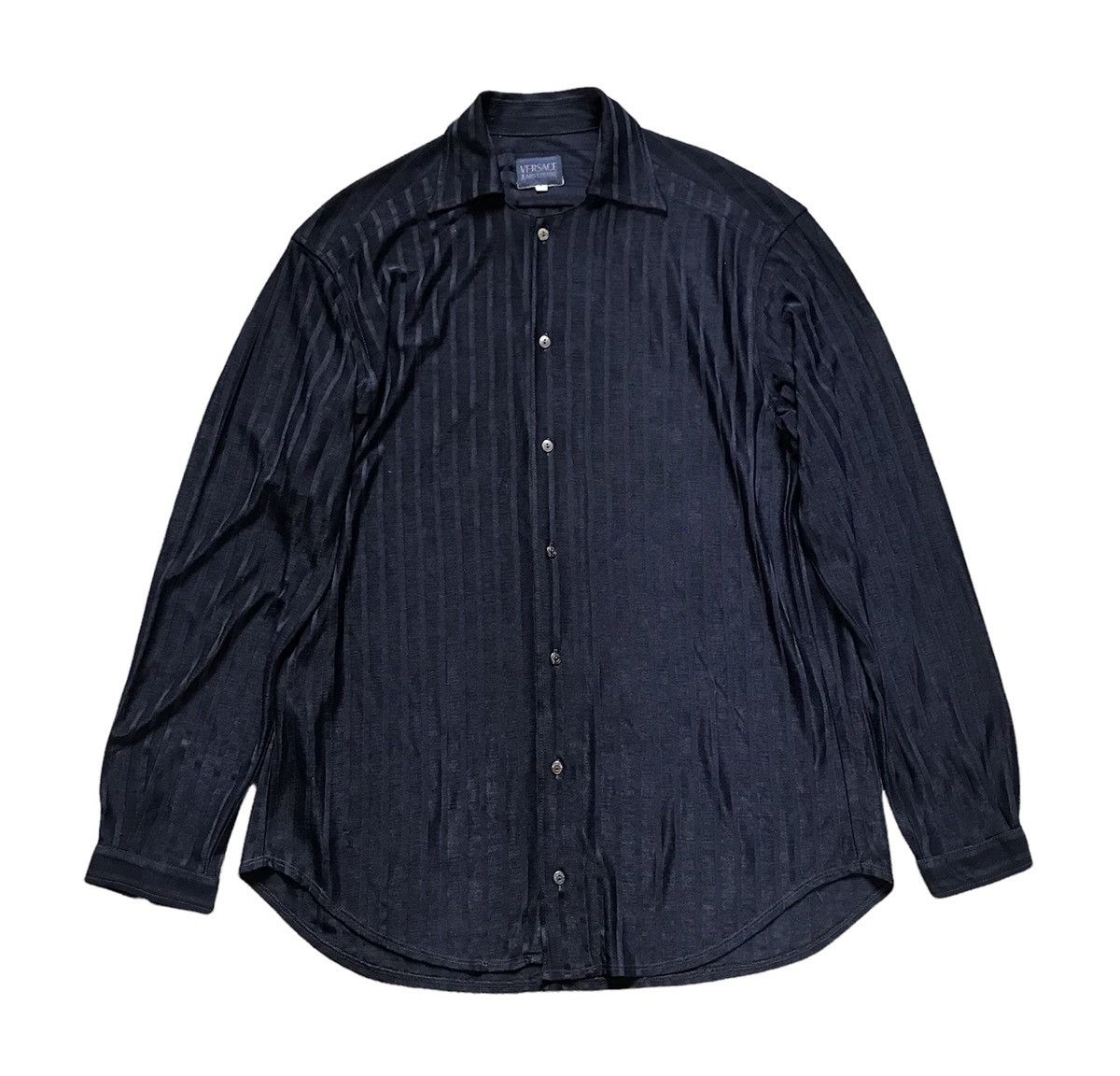 Versace Vtg Versace Jeans Couture Button Up Shirt Size US L / EU 52-54 / 3 - 1 Thumbnail