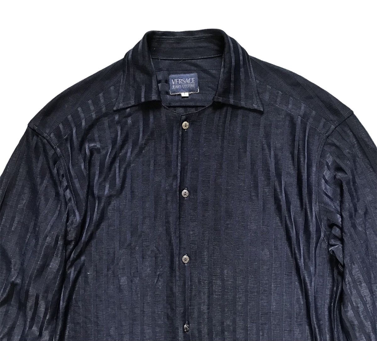 Versace Vtg Versace Jeans Couture Button Up Shirt Size US L / EU 52-54 / 3 - 3 Thumbnail