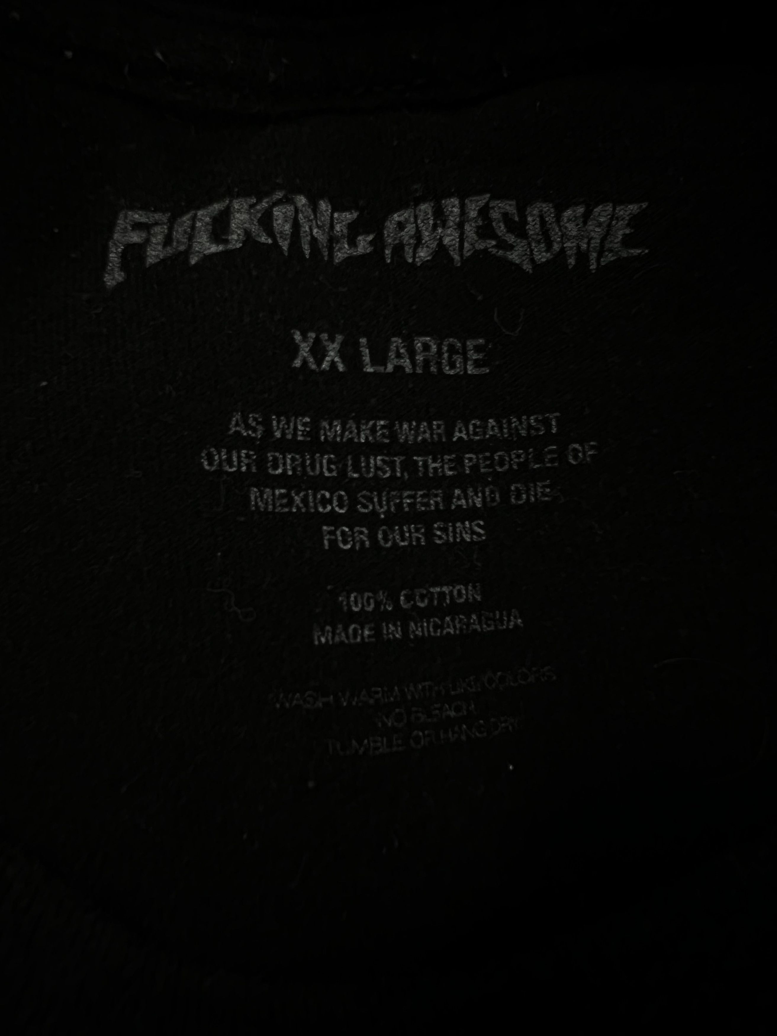 Fucking Awesome Fucking Awesome FA World Entertainment Tee Black 2XL XXL ❄️ Size US XXL / EU 58 / 5 - 2 Thumbnail