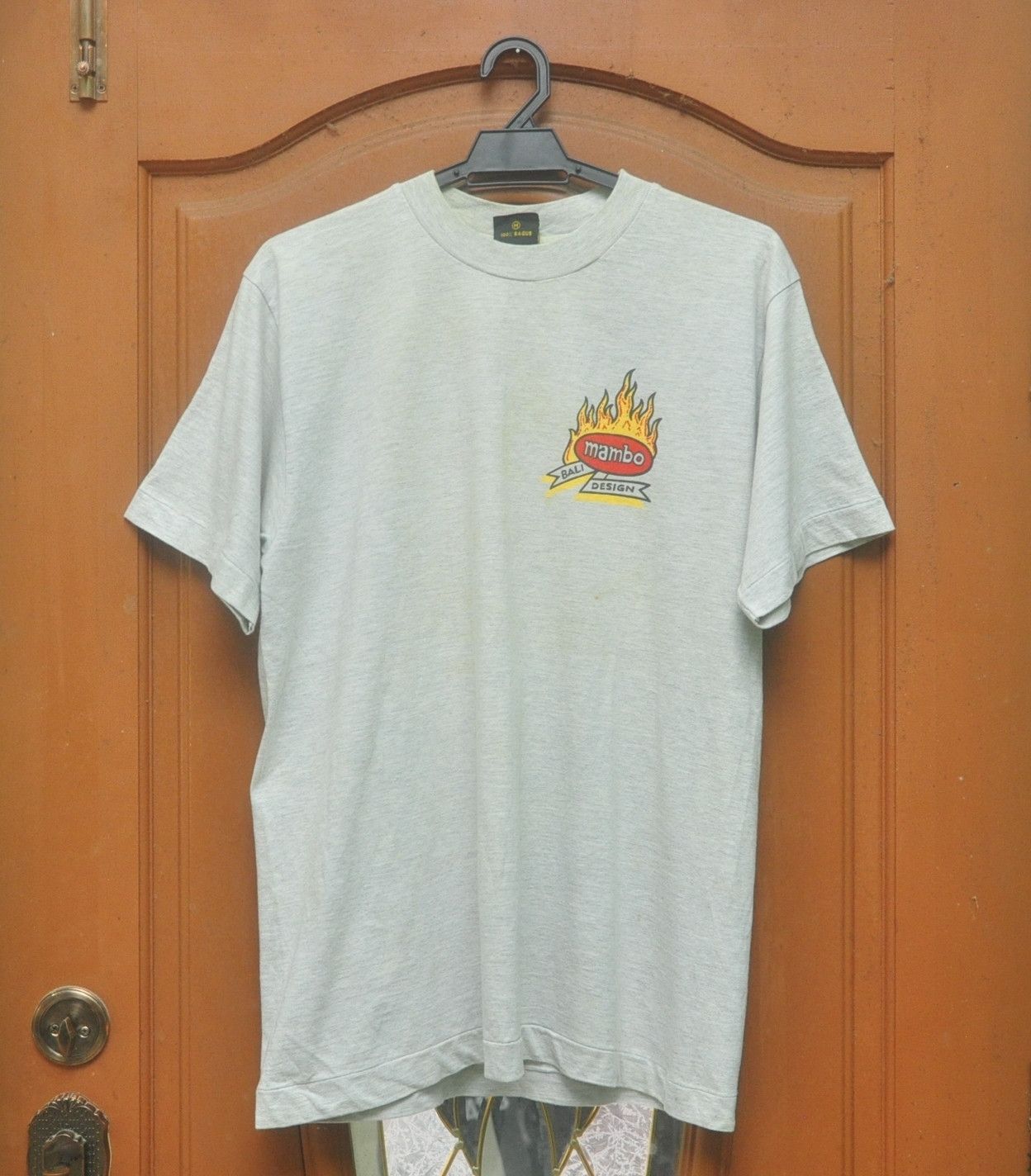 Mambo Vintage Mambo Big Logo Grey Colour Short Sleeve Shirt Size US L / EU 52-54 / 3 - 2 Thumbnail