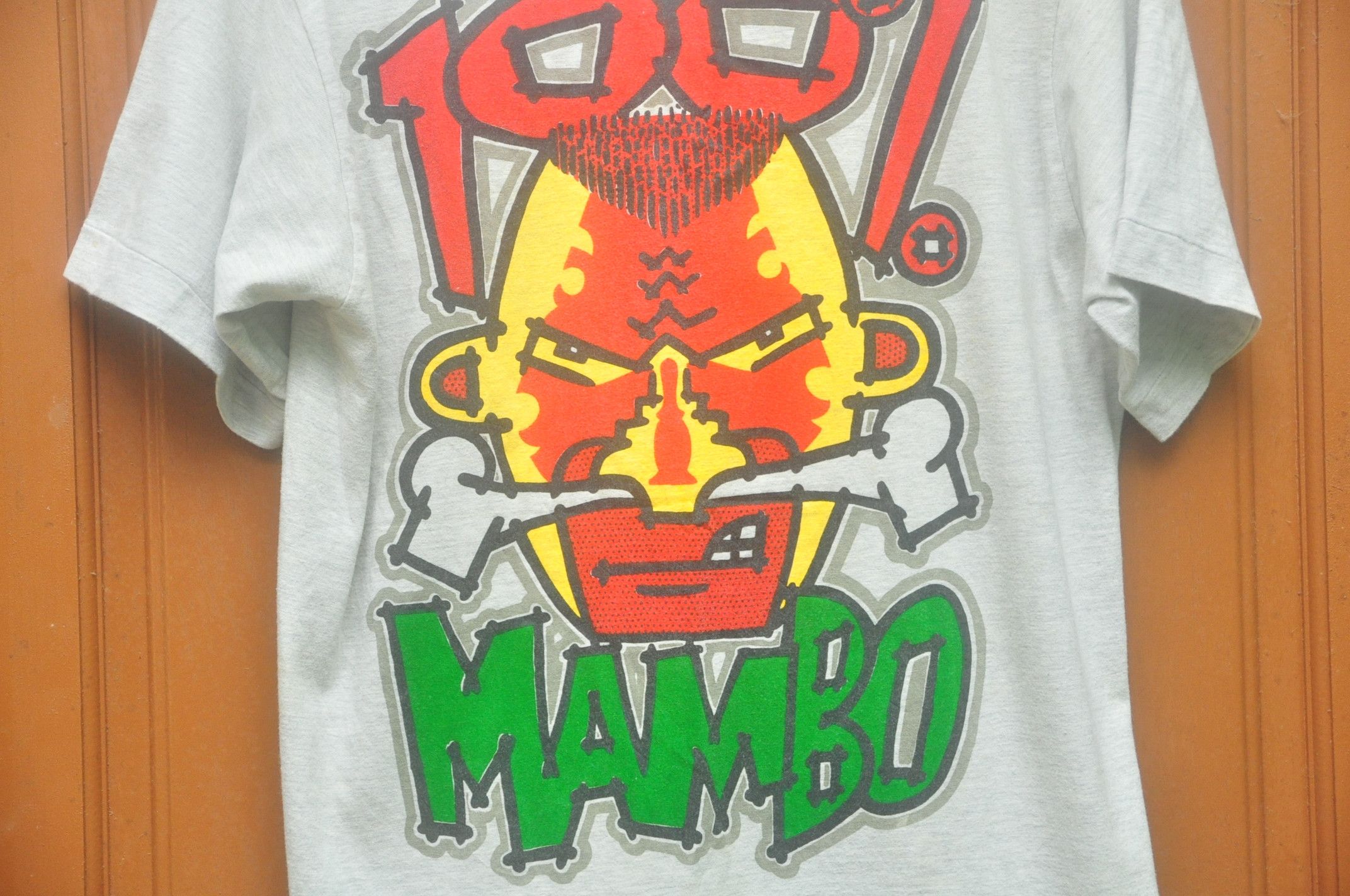 Mambo Vintage Mambo Big Logo Grey Colour Short Sleeve Shirt Size US L / EU 52-54 / 3 - 4 Thumbnail