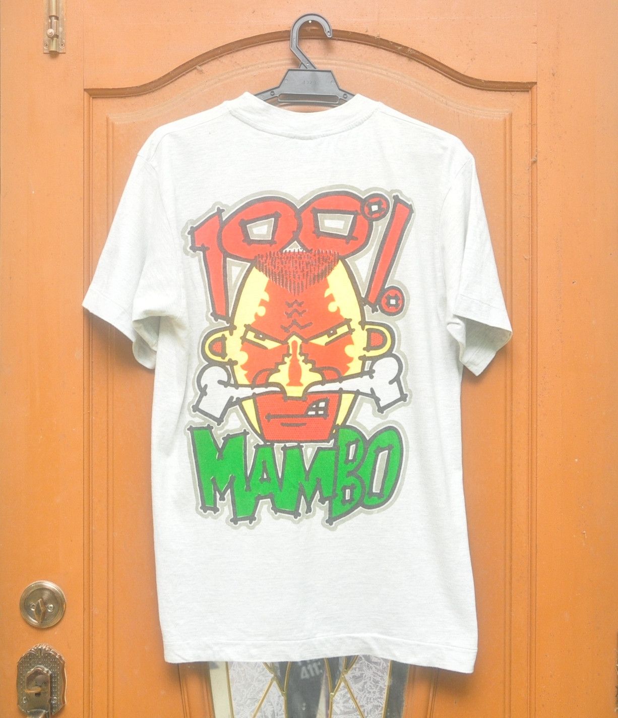 Mambo Vintage Mambo Big Logo Grey Colour Short Sleeve Shirt Size US L / EU 52-54 / 3 - 1 Thumbnail