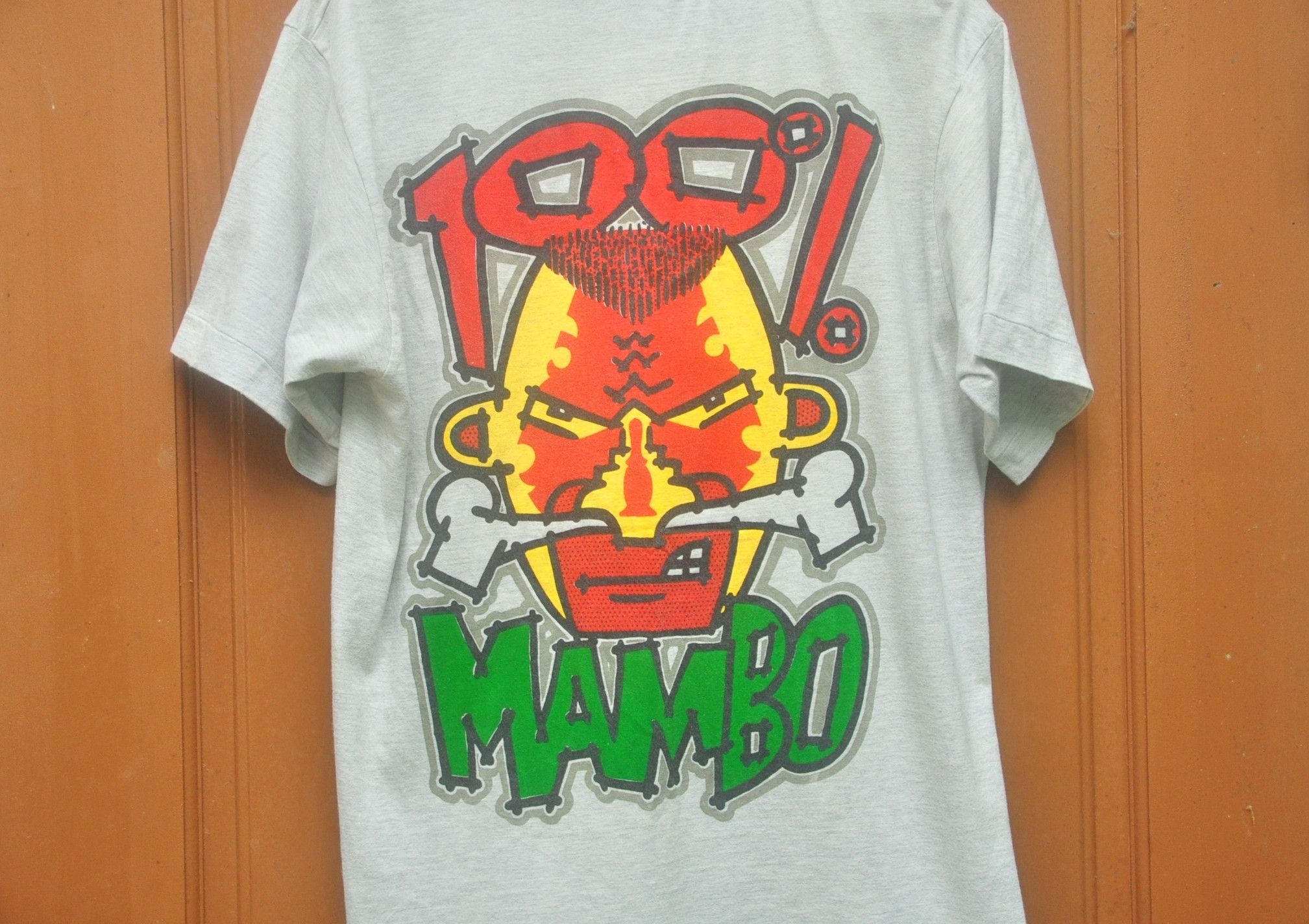 Mambo Vintage Mambo Big Logo Grey Colour Short Sleeve Shirt Size US L / EU 52-54 / 3 - 3 Thumbnail