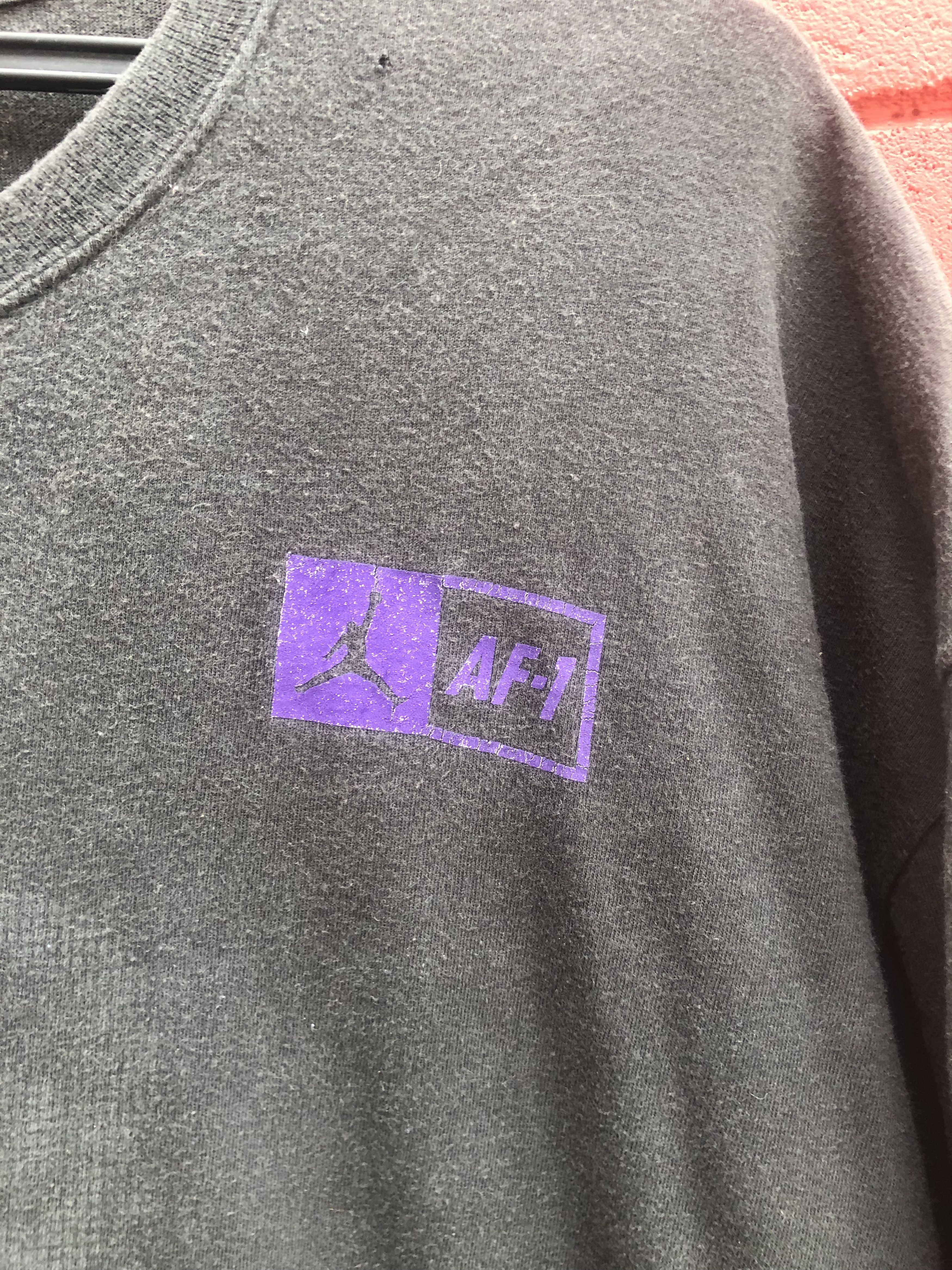 Jordan Brand Vintage Air Jordan Faded Fashion Style Shirt Size US XL / EU 56 / 4 - 6 Thumbnail