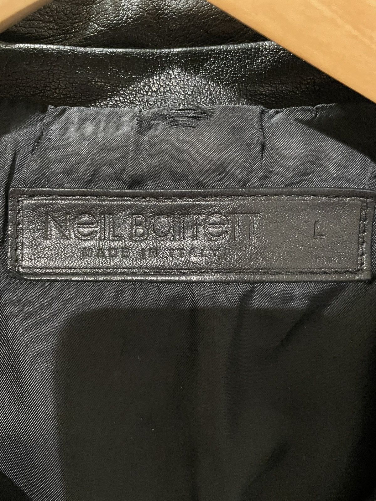 Neil Barrett Neil Barrett Washed Buffalo Leather Jacket Size US M / EU 48-50 / 2 - 7 Thumbnail