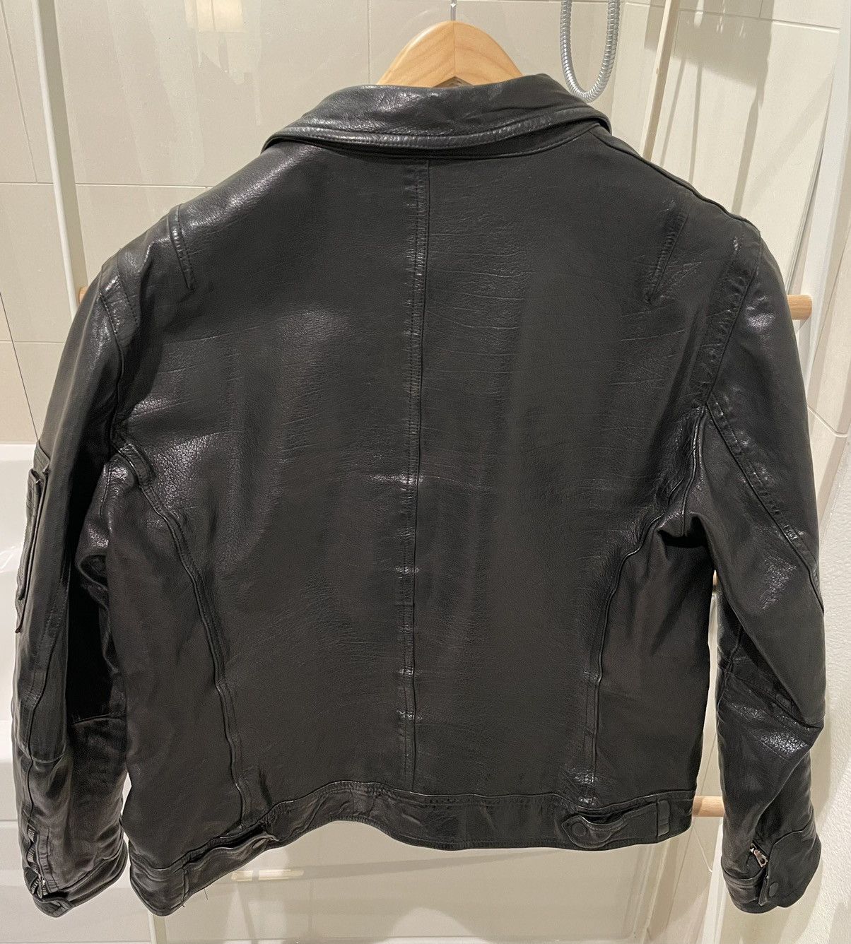 Neil Barrett Neil Barrett Washed Buffalo Leather Jacket Size US M / EU 48-50 / 2 - 3 Thumbnail