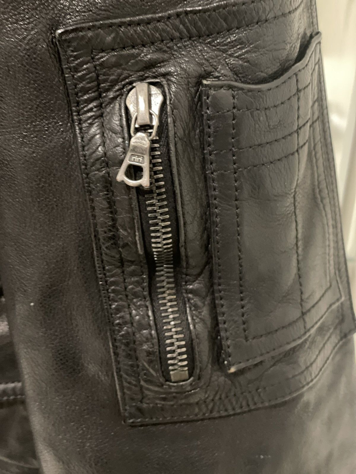Neil Barrett Neil Barrett Washed Buffalo Leather Jacket Size US M / EU 48-50 / 2 - 5 Thumbnail