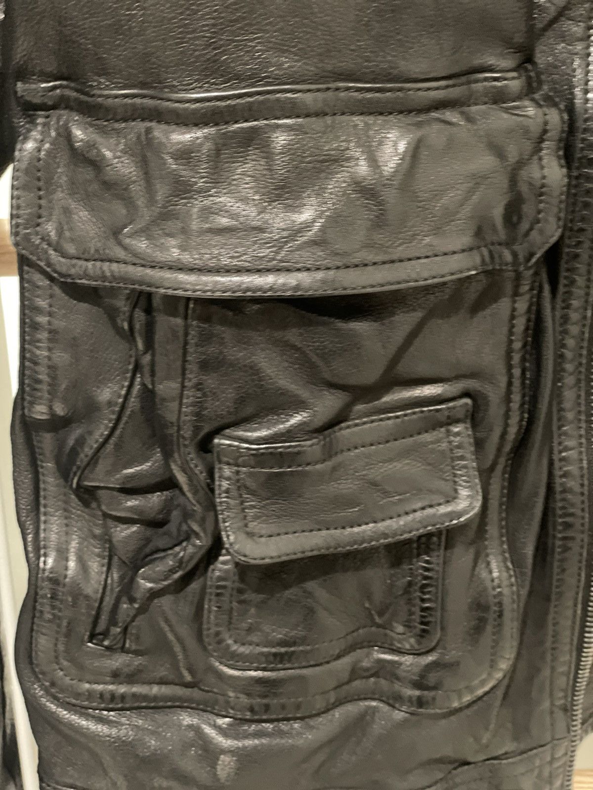 Neil Barrett Neil Barrett Washed Buffalo Leather Jacket Size US M / EU 48-50 / 2 - 4 Thumbnail