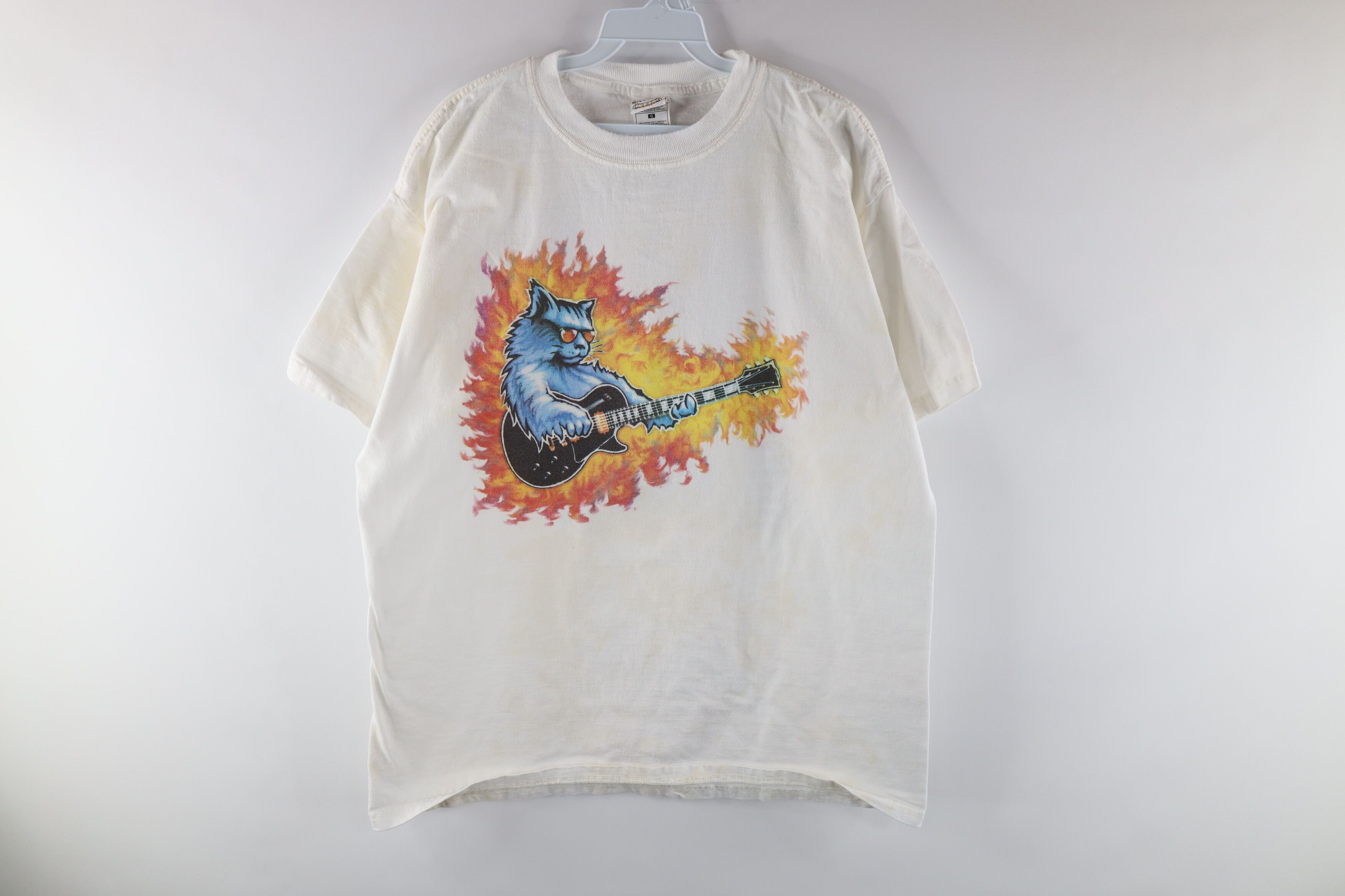 Vintage Vintage BB King Blues Fest Cat Fire 2000 Band Tour T-Shirt Size US L / EU 52-54 / 3 - 1 Preview