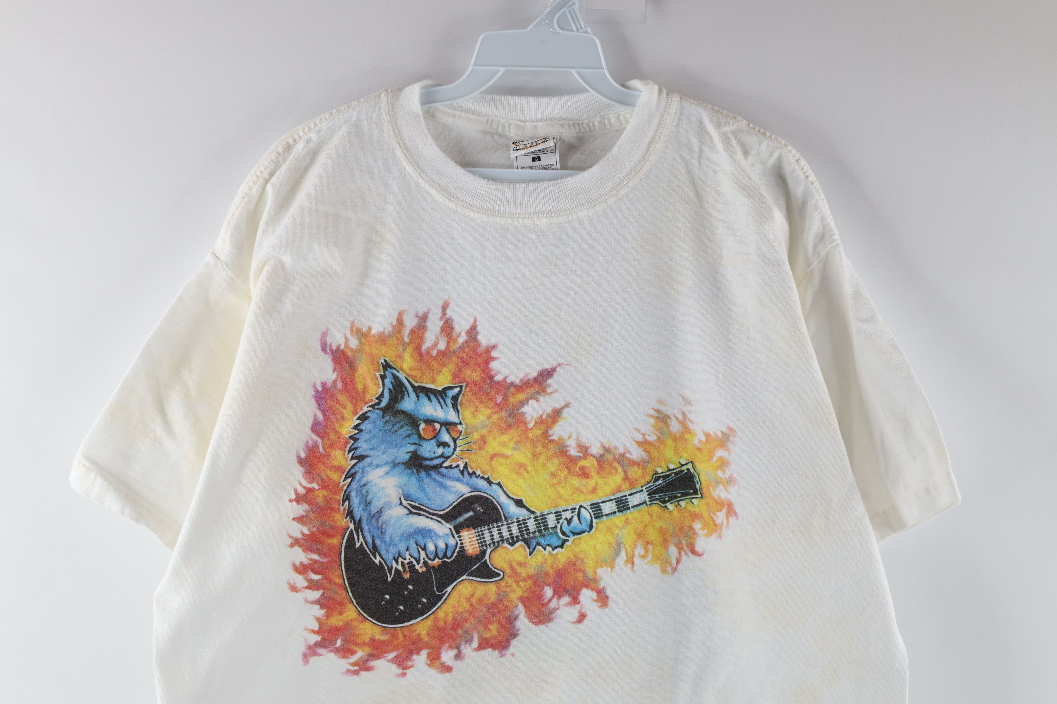 Vintage Vintage BB King Blues Fest Cat Fire 2000 Band Tour T-Shirt Size US L / EU 52-54 / 3 - 2 Preview