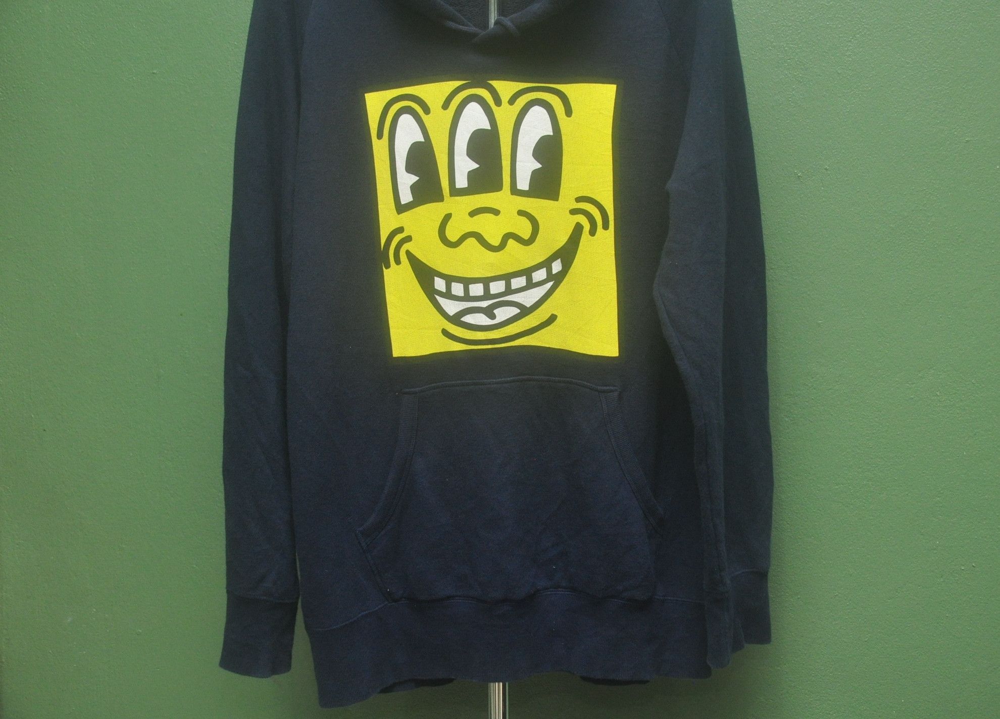 Japanese Brand × Vintage Keith Haring Big Face Skateboarding Hoodie Travis Scott Size US L / EU 52-54 / 3 - 4 Thumbnail