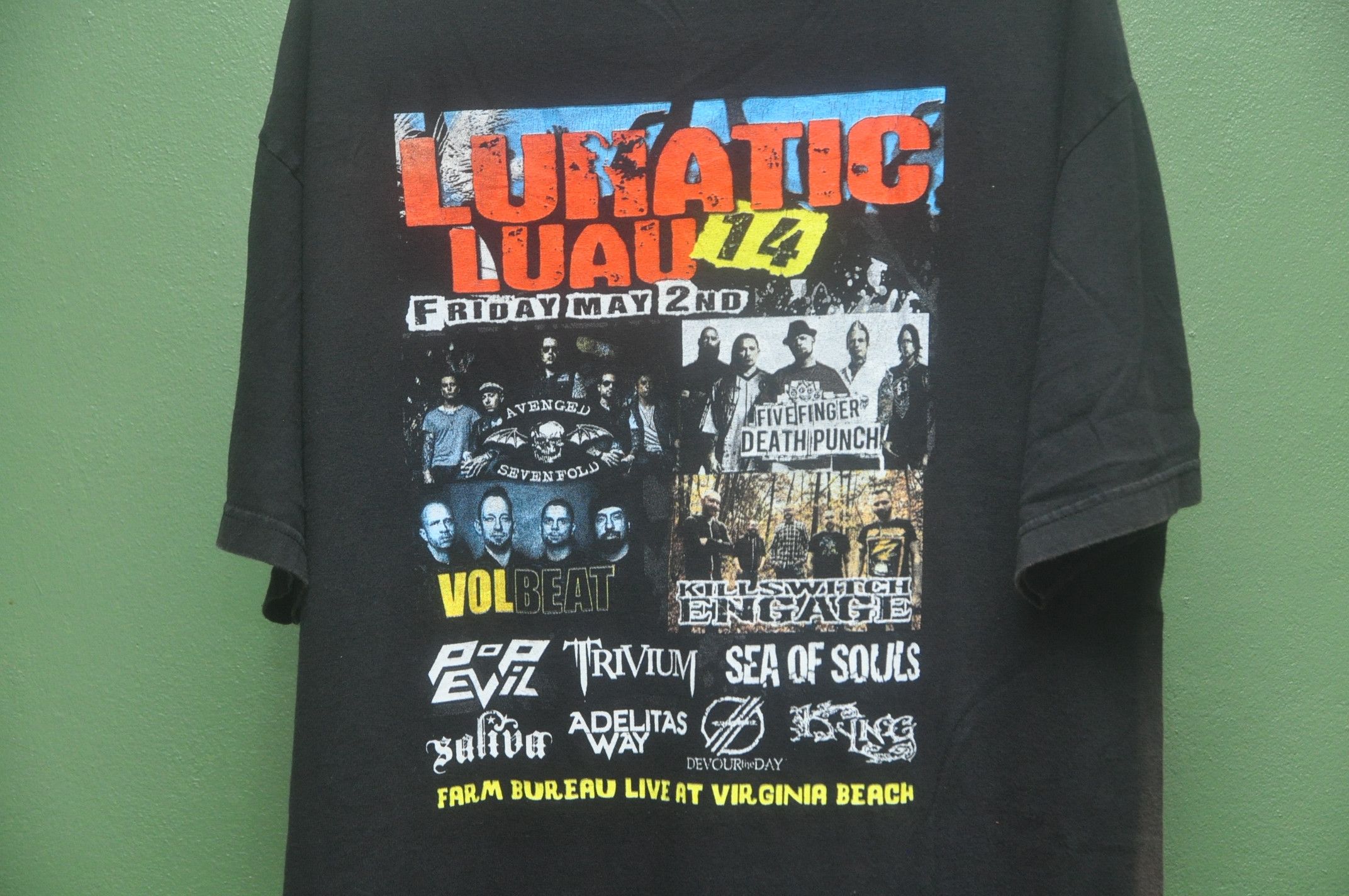 Band Tees Vintage Lunatic Luau 14 Music Festival Fashion Style Size US XL / EU 56 / 4 - 4 Thumbnail