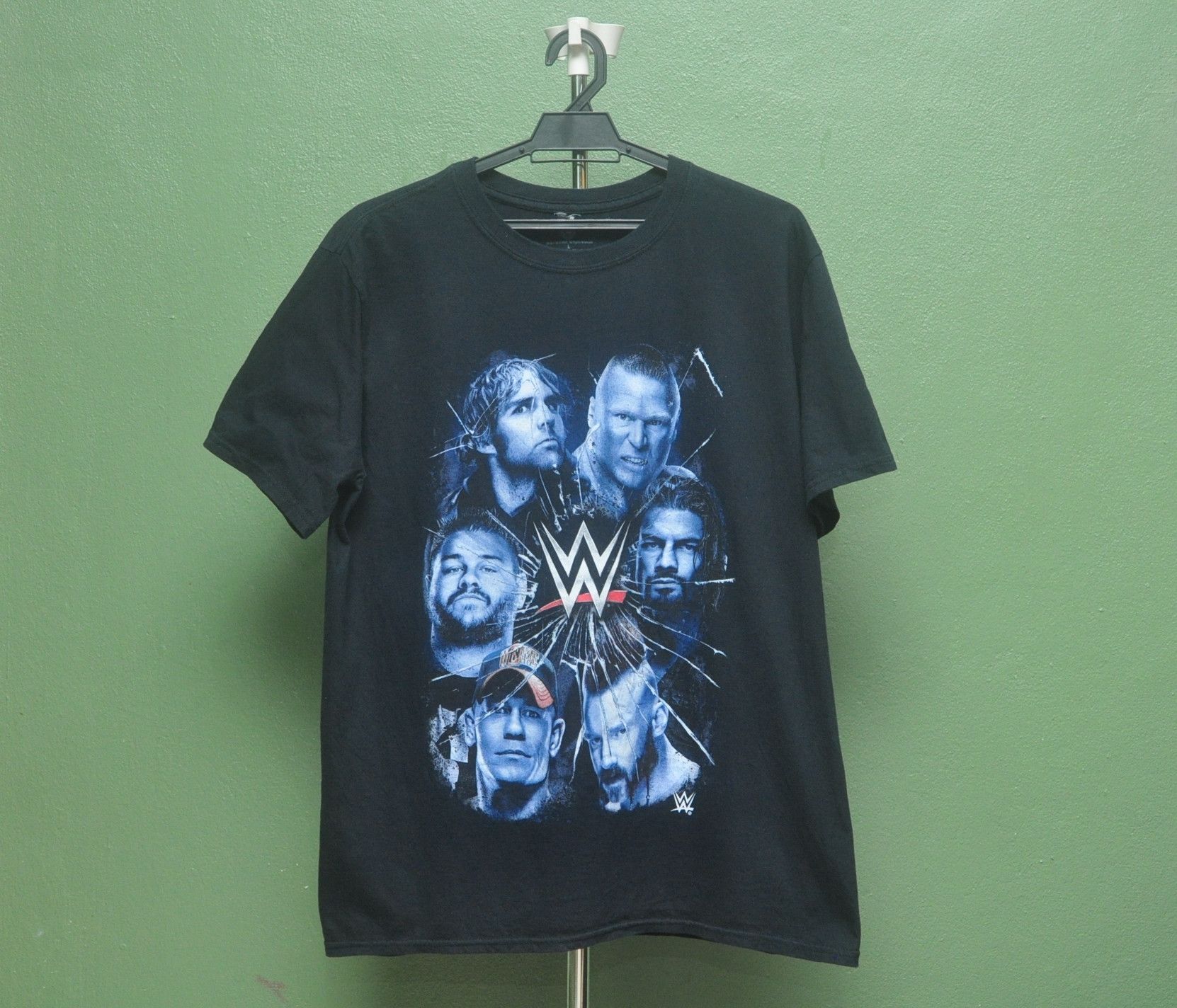 Japanese Brand × Vintage Vintage WWE wrestling tees wwe wwf you cant see me Size US L / EU 52-54 / 3 - 1 Thumbnail