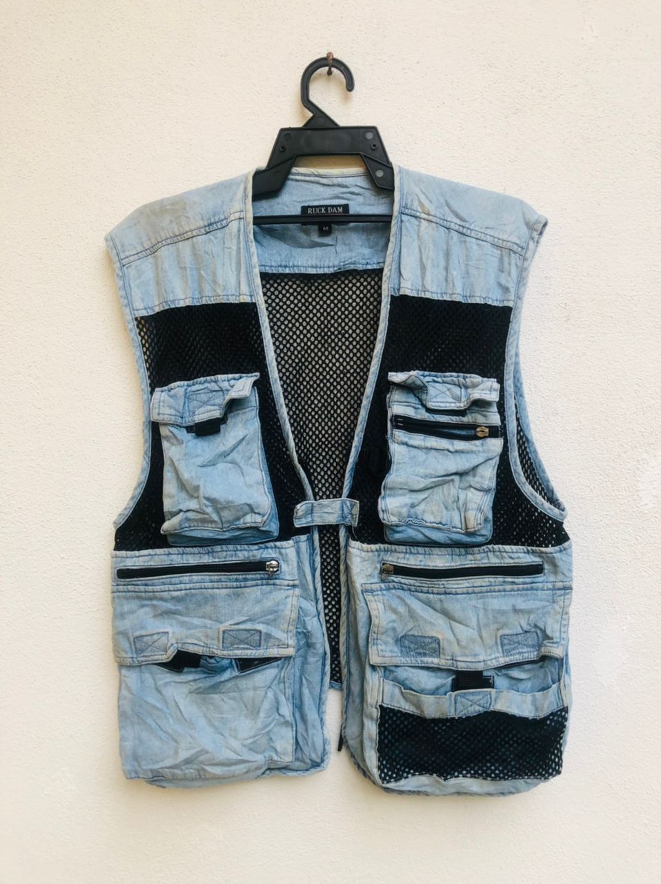 Japanese Brand × Vintage Vintage Ruck Dam Japanese Designer Vest Travis Scott Style Size US M / EU 48-50 / 2 - 1 Thumbnail