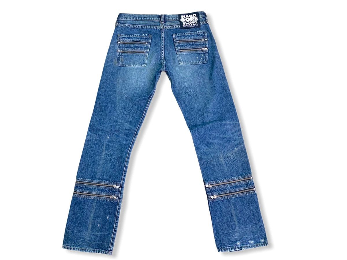 Japanese Brand JAPANESE BRAND R.N.A INC MULTIZIPPER DISTRESSED DENIM JEANS Size US 31 - 5 Thumbnail