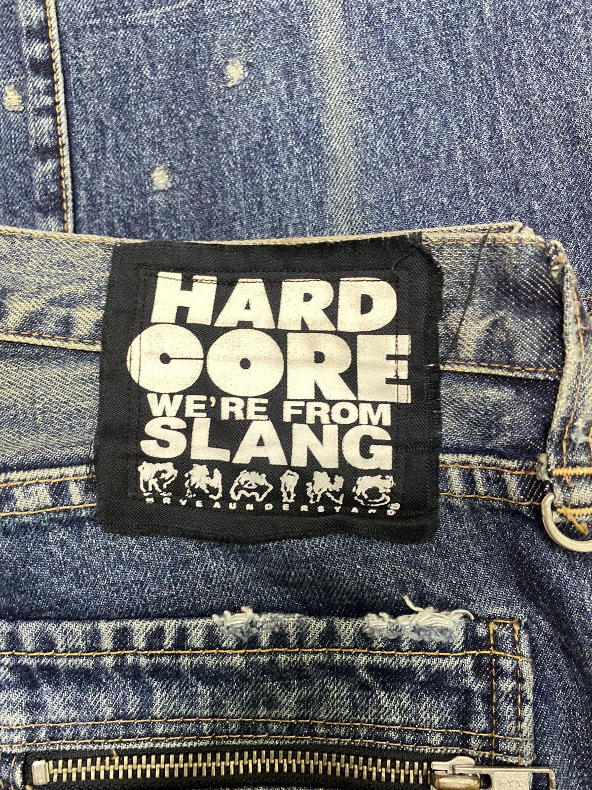 Japanese Brand JAPANESE BRAND R.N.A INC MULTIZIPPER DISTRESSED DENIM JEANS Size US 31 - 7 Thumbnail