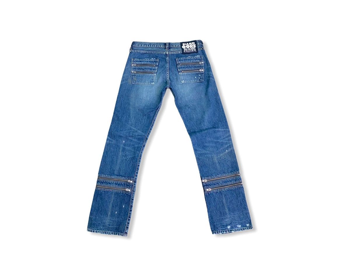 Japanese Brand JAPANESE BRAND R.N.A INC MULTIZIPPER DISTRESSED DENIM JEANS Size US 31 - 4 Thumbnail