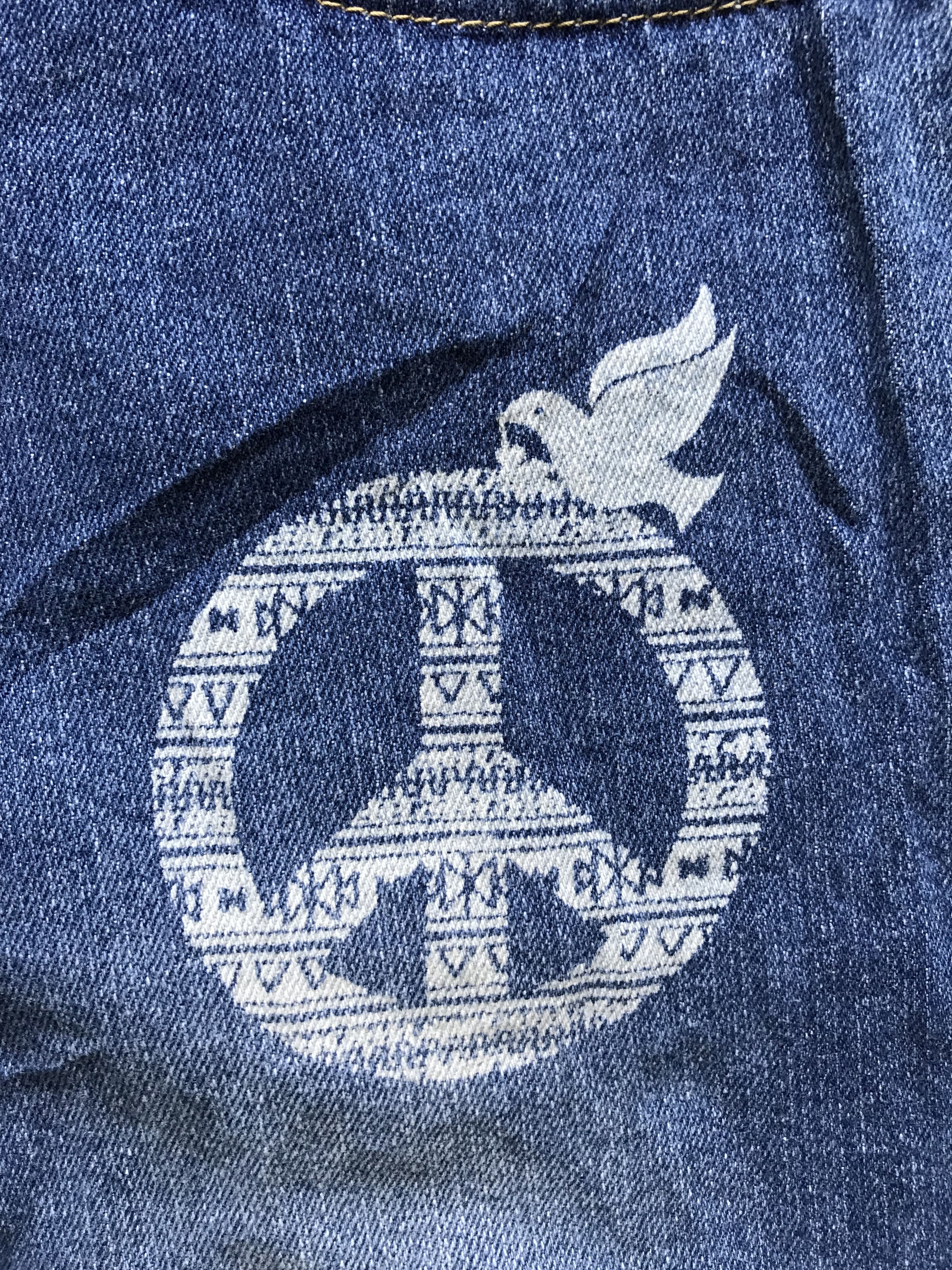 Japanese Brand TITICACA Peace Denim Size US 32 / EU 48 - 5 Thumbnail