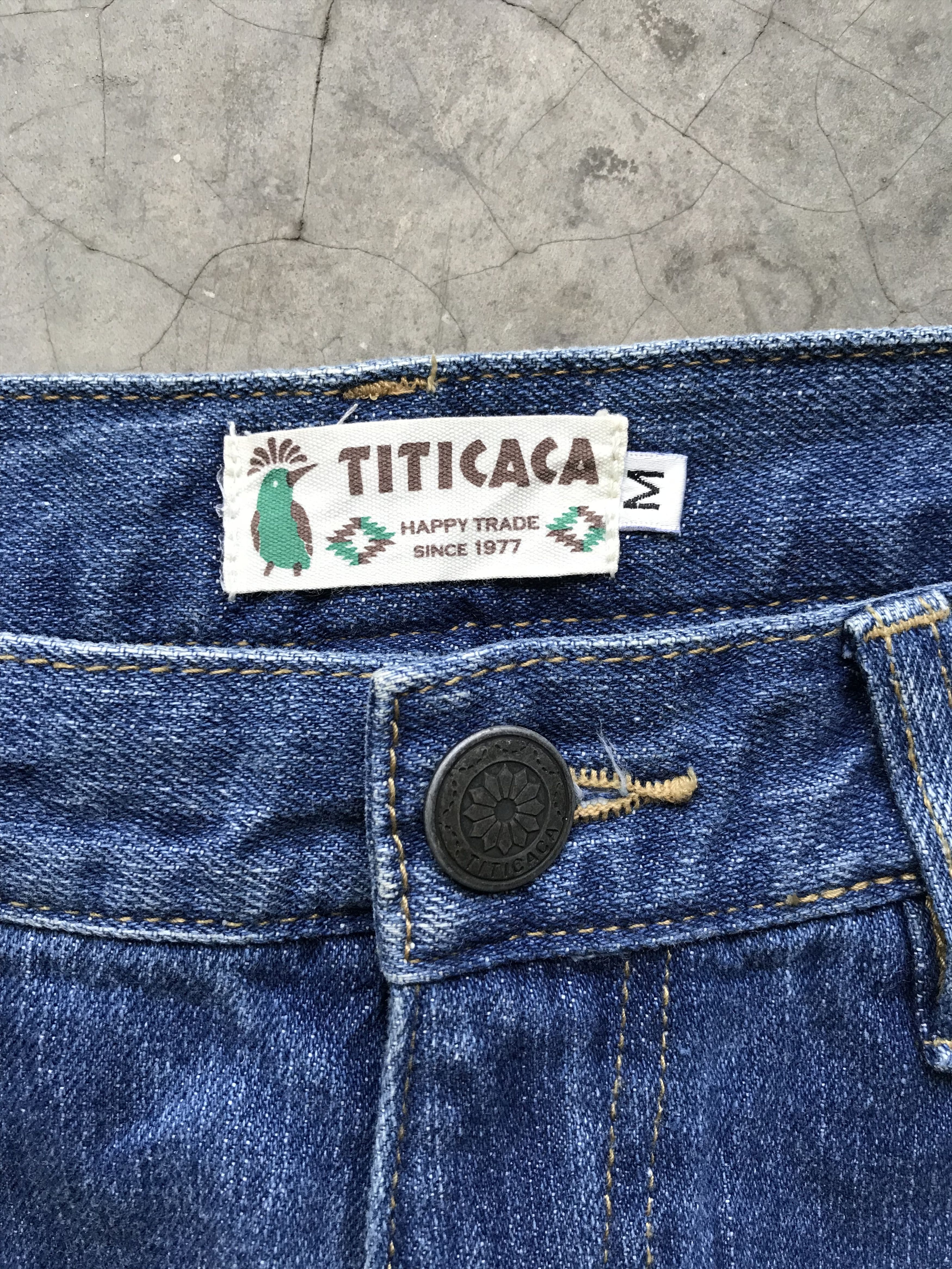 Japanese Brand TITICACA Peace Denim Size US 32 / EU 48 - 4 Thumbnail