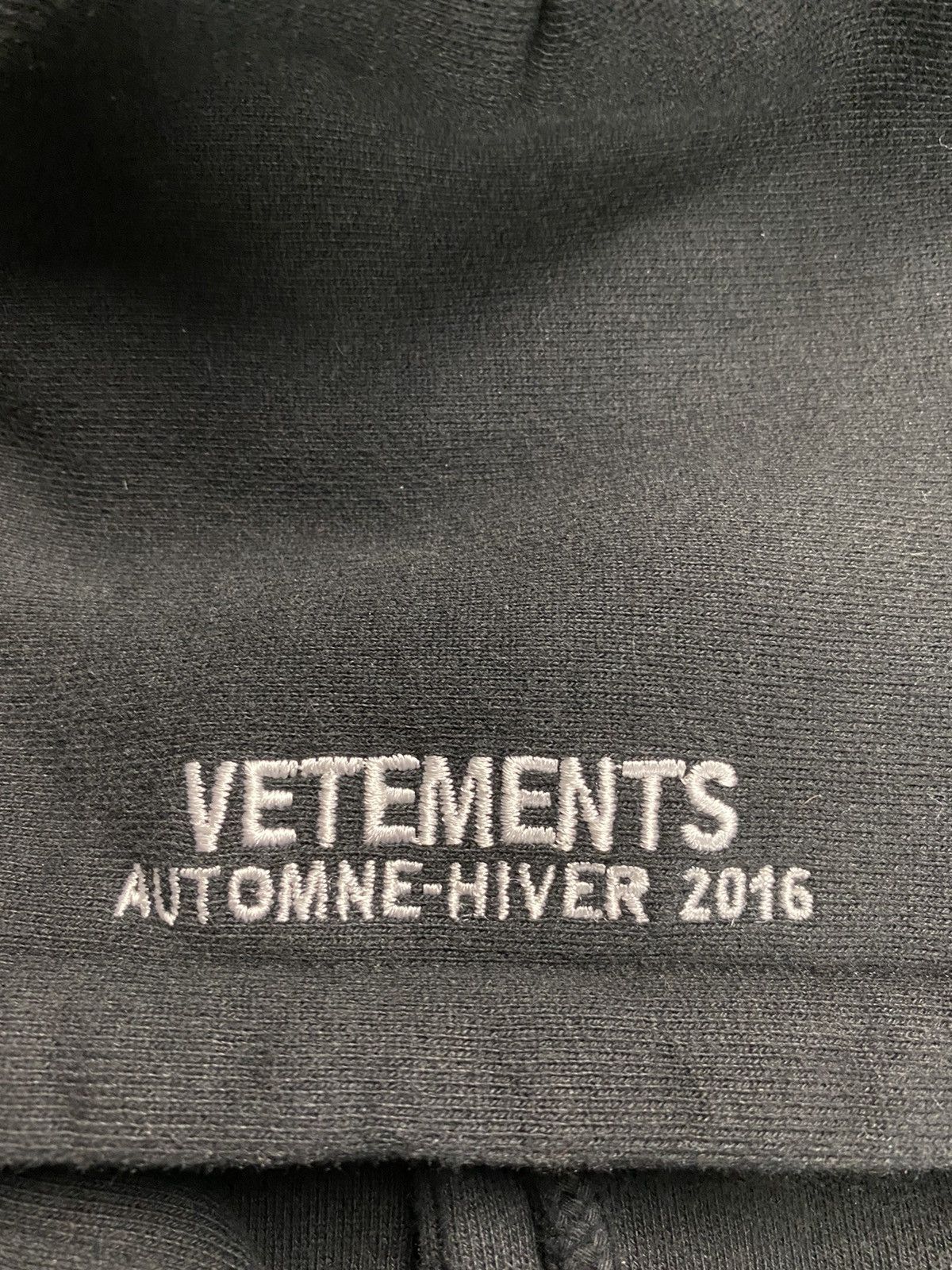 Vetements Sz XS RARE GRAIL RUNWAY VERSION AW15 OG METAL Hoodie black Size US XS / EU 42 / 0 - 14 Thumbnail