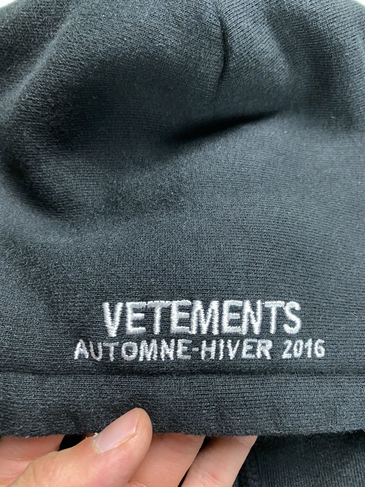Vetements Sz XS RARE GRAIL RUNWAY VERSION AW15 OG METAL Hoodie black Size US XS / EU 42 / 0 - 16 Thumbnail