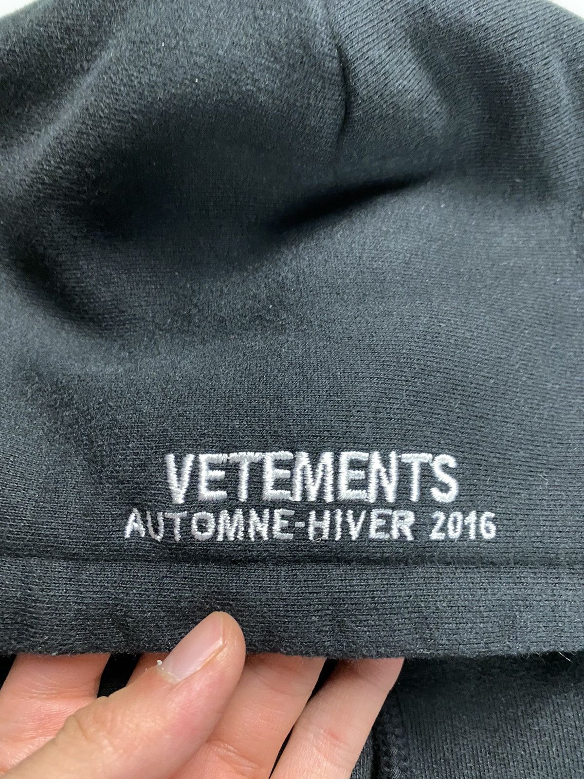 Vetements Sz XS RARE GRAIL RUNWAY VERSION AW15 OG METAL Hoodie black Size US XS / EU 42 / 0 - 15 Thumbnail