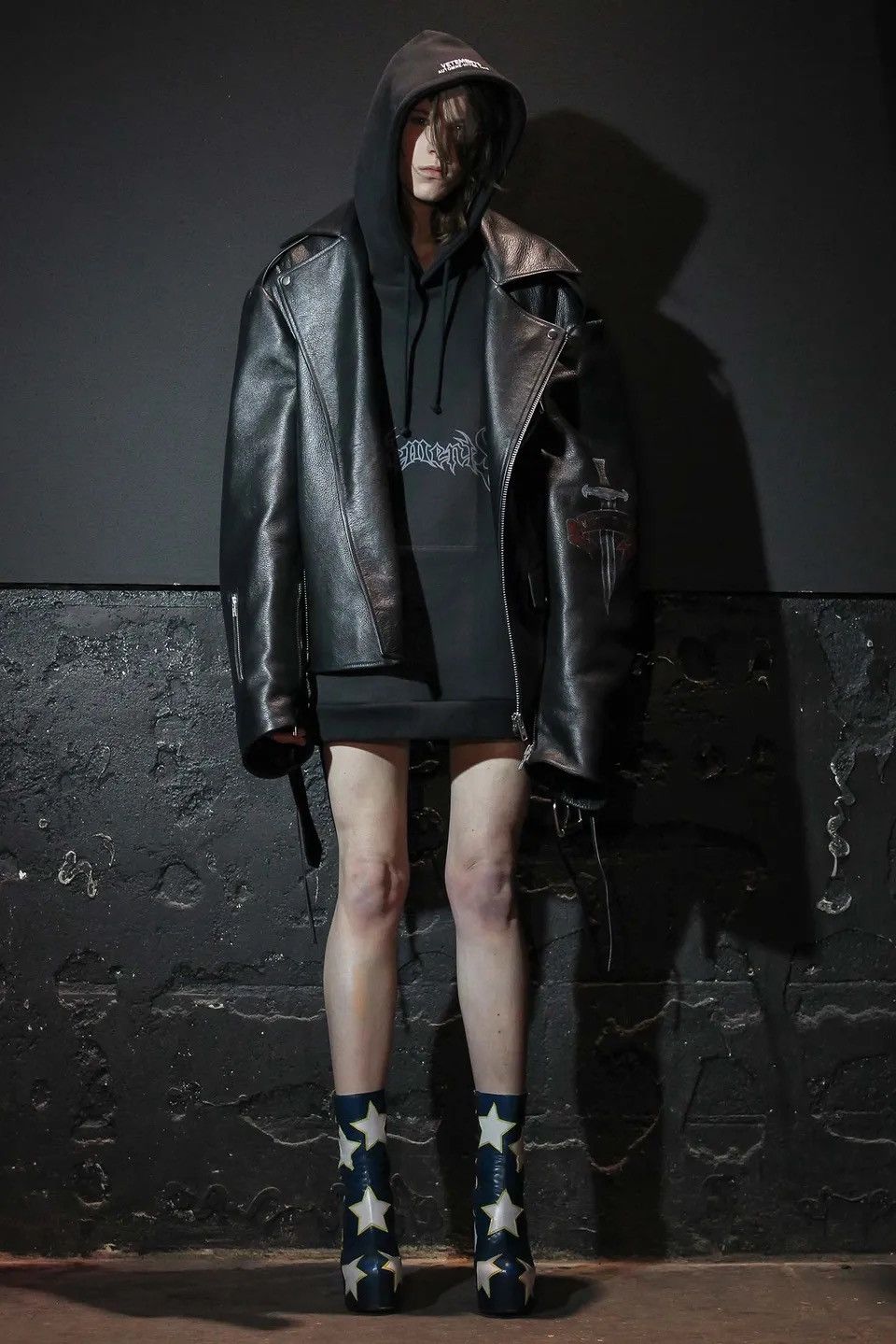 Vetements Sz XS RARE GRAIL RUNWAY VERSION AW15 OG METAL Hoodie black Size US XS / EU 42 / 0 - 4 Thumbnail