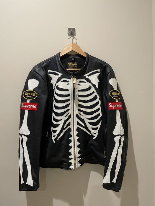 Vanson Leather Supreme Skeleton Jacket - Jackets Creator