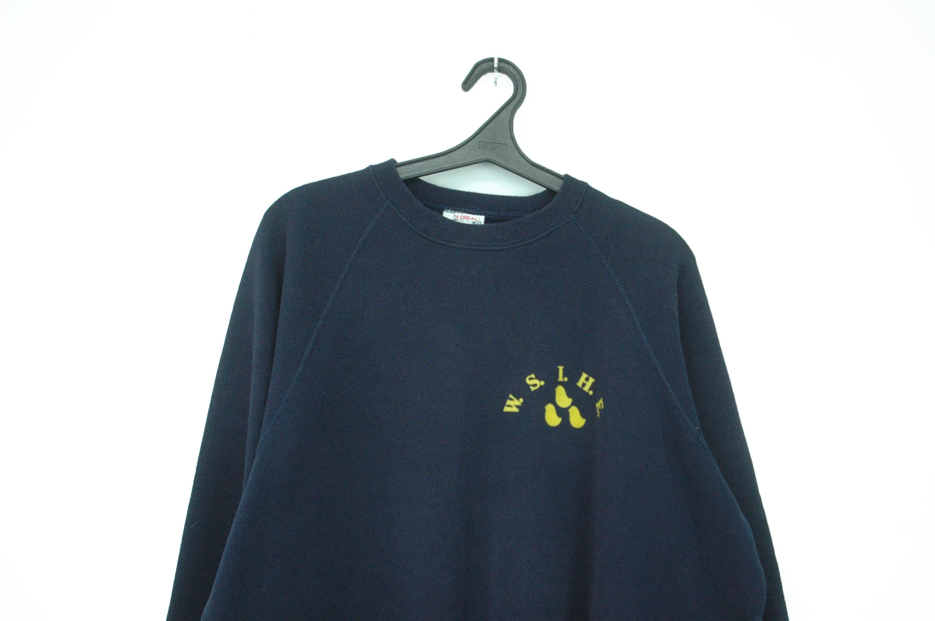 Lee × Vintage Vintage LEE Made in USA W.S.I.H.E. Sweatshirt Size US XL / EU 56 / 4 - 2 Thumbnail