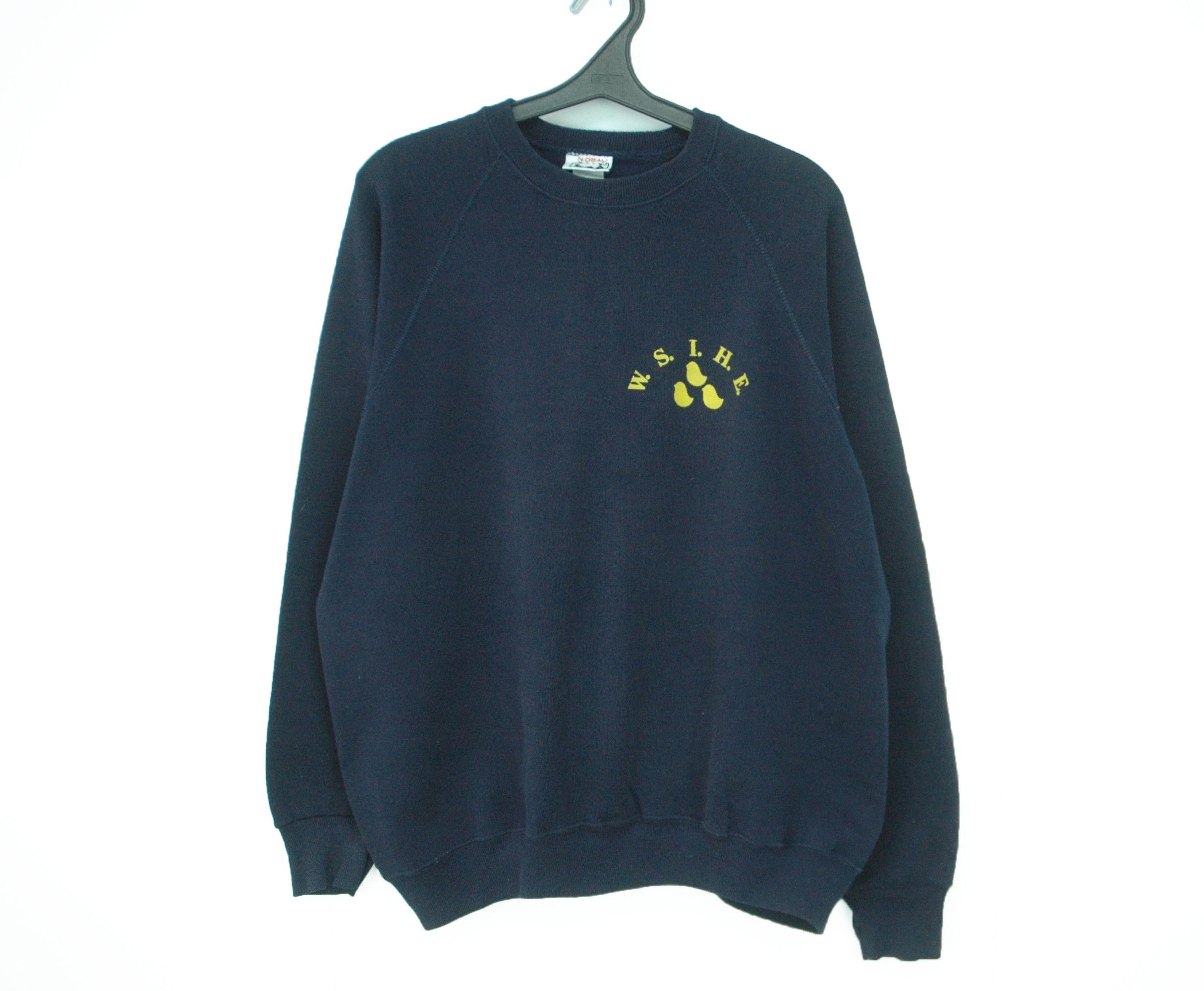 Lee × Vintage Vintage LEE Made in USA W.S.I.H.E. Sweatshirt Size US XL / EU 56 / 4 - 1 Thumbnail