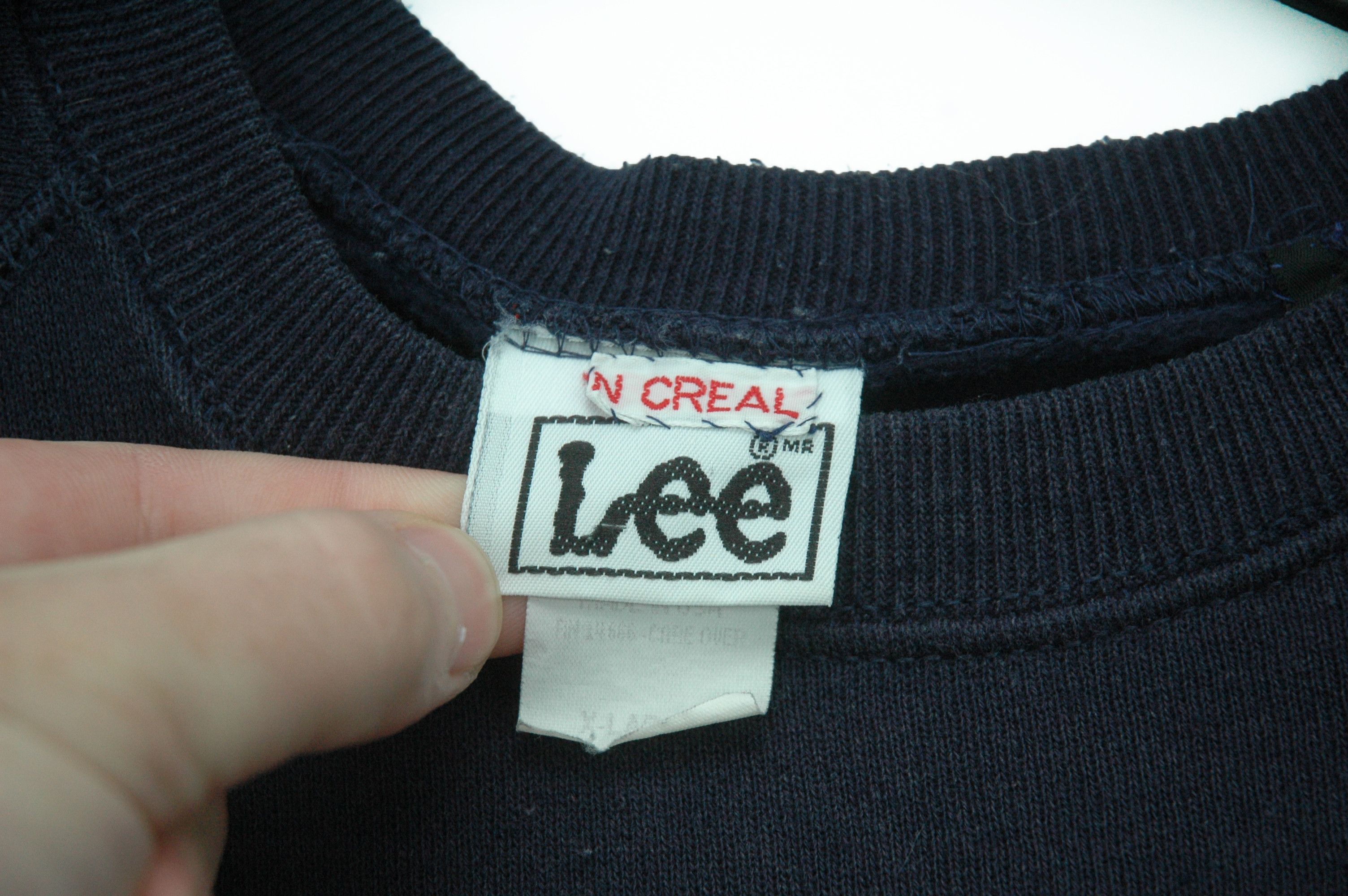 Lee × Vintage Vintage LEE Made in USA W.S.I.H.E. Sweatshirt Size US XL / EU 56 / 4 - 4 Thumbnail