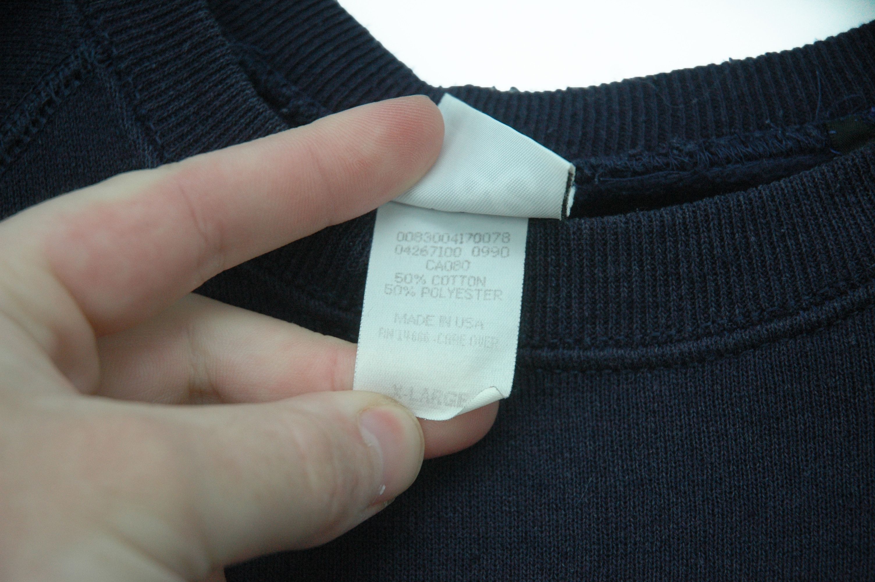 Lee × Vintage Vintage LEE Made in USA W.S.I.H.E. Sweatshirt Size US XL / EU 56 / 4 - 5 Thumbnail