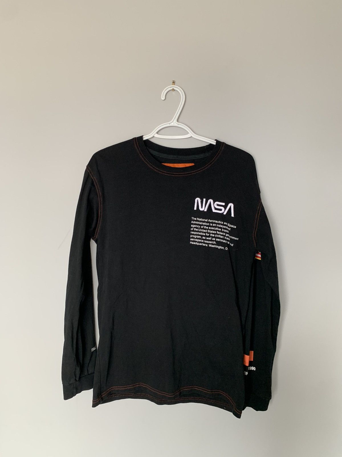 Heron preston nasa hoodie grailed online