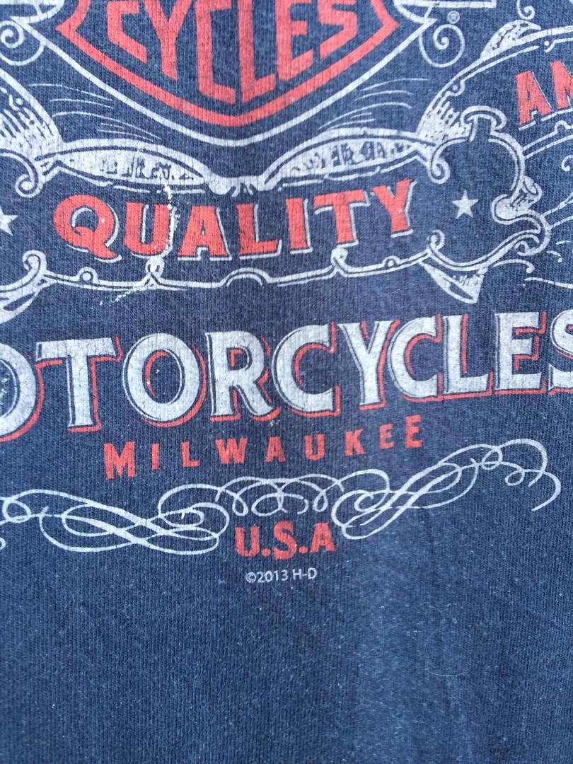 Harley Davidson × Vintage Vintage Harley Davidson Big Logo California Los Angeles Size US XL / EU 56 / 4 - 4 Thumbnail