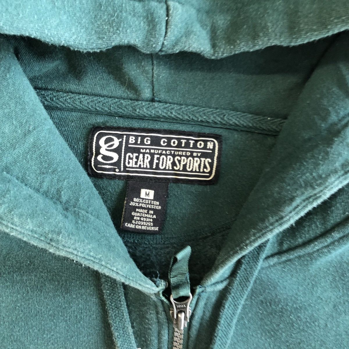 Vintage Vintage Pine Green Michigan State Spellout Hoodie Zip Up XL Size US XL / EU 56 / 4 - 5 Thumbnail