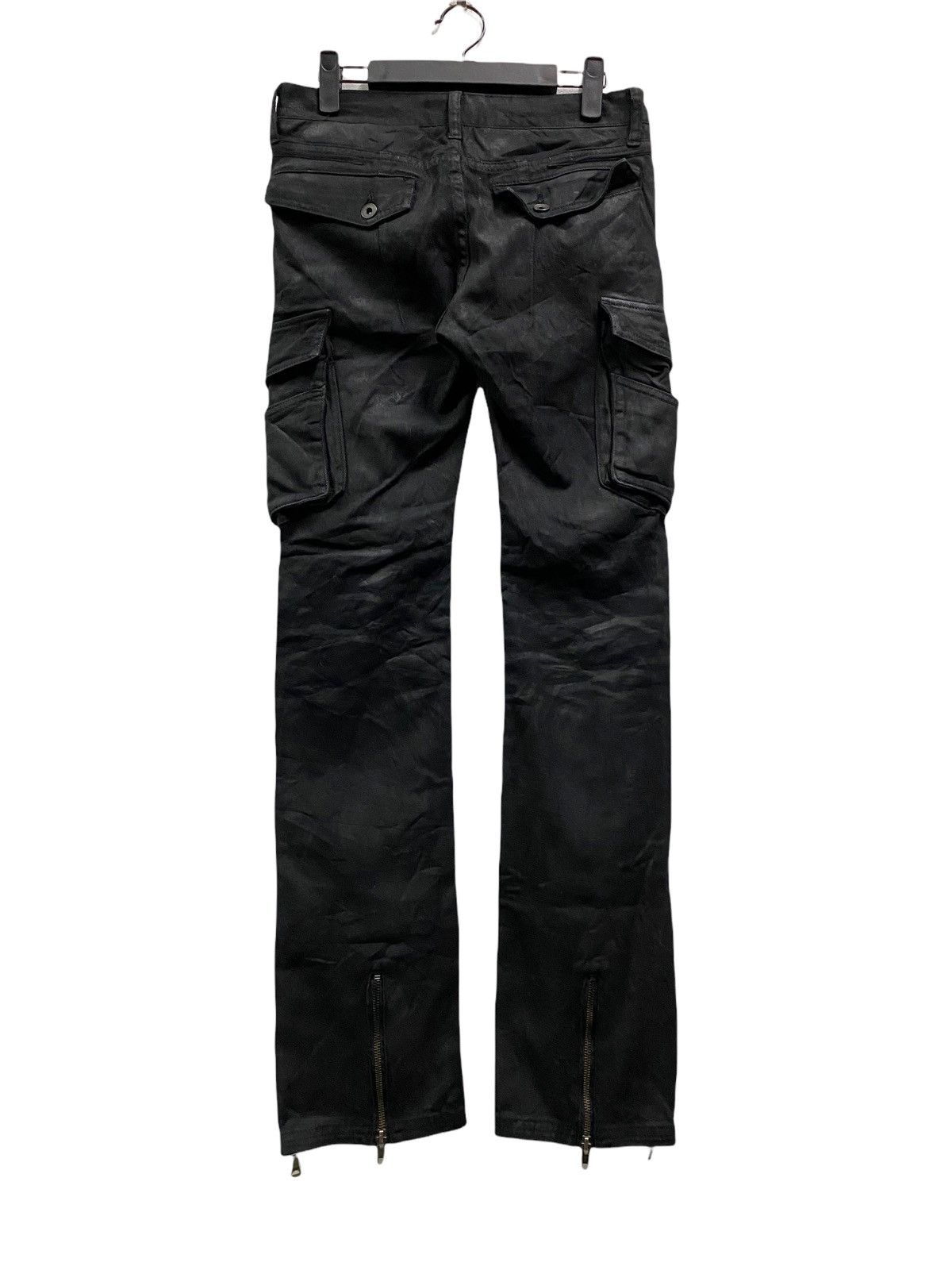 CIVARIZE Civarize Dark Shadow Cargo Zipper Parachute Wax Pants Size US 29 - 5 Thumbnail