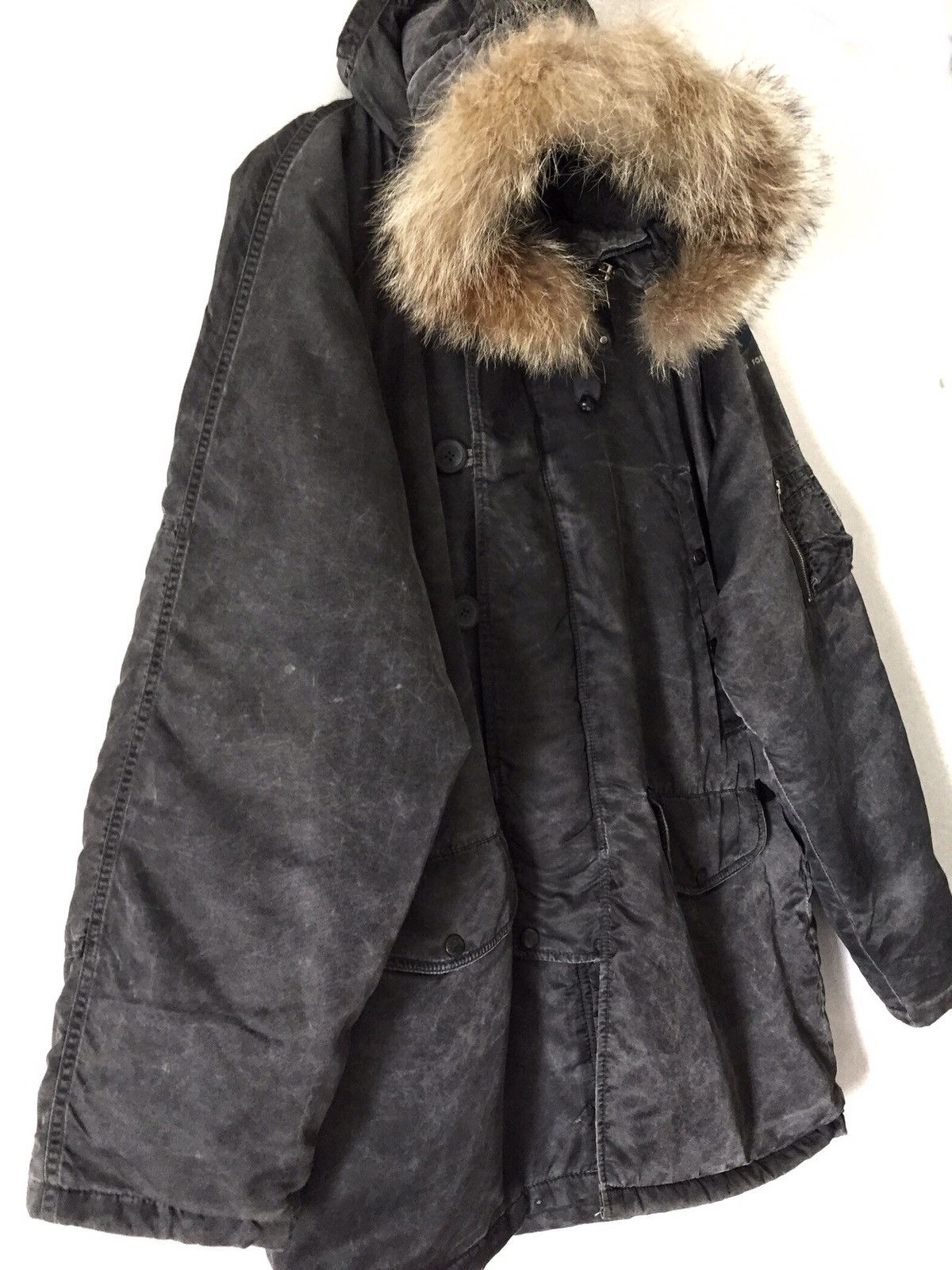 Vintage Authentic Dog Fight Army Air Force Parka Jacket Size US XL / EU 56 / 4 - 2 Thumbnail