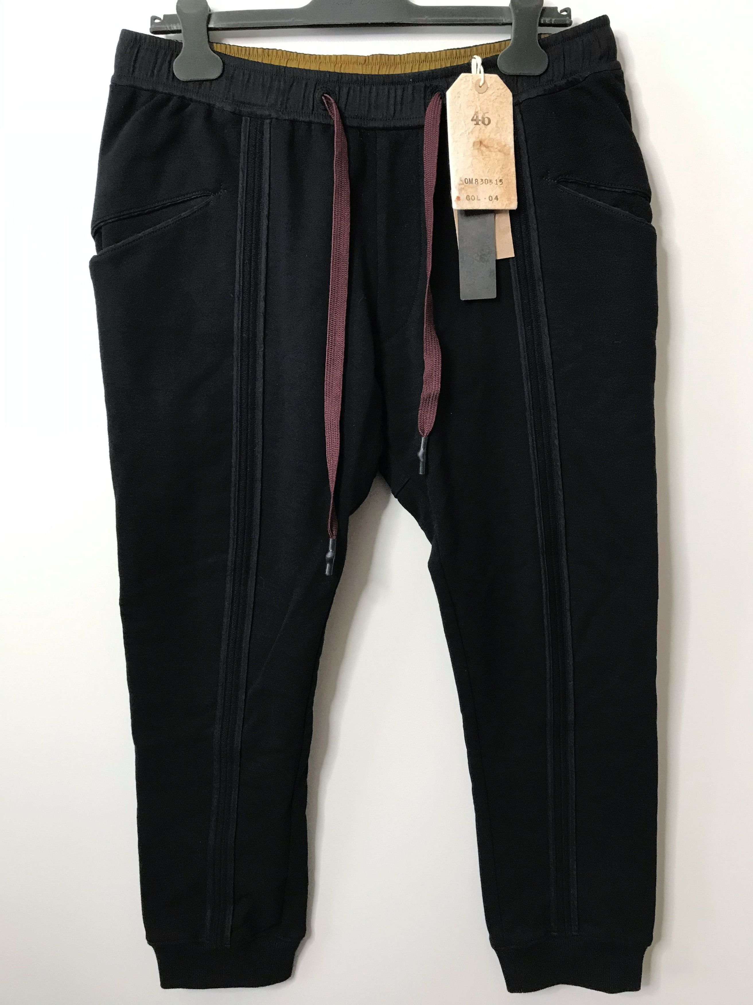 Ziggy Chen LAST! EU46 Vertical Stripe Side Pocket Lounge Pants AW18 ...