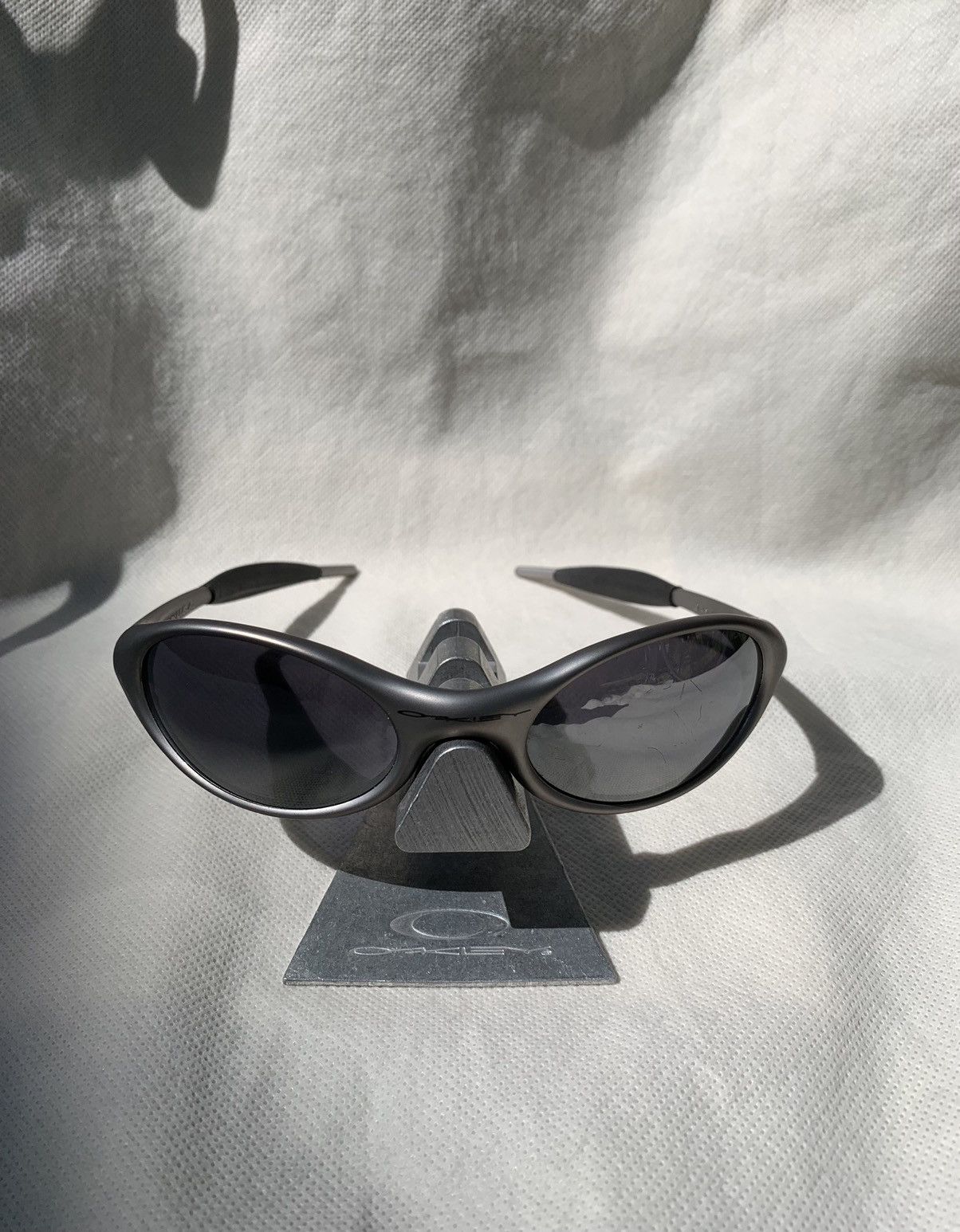 Oakley × Vintage Oakley Eye Jacket 1.0 Grey Vintage