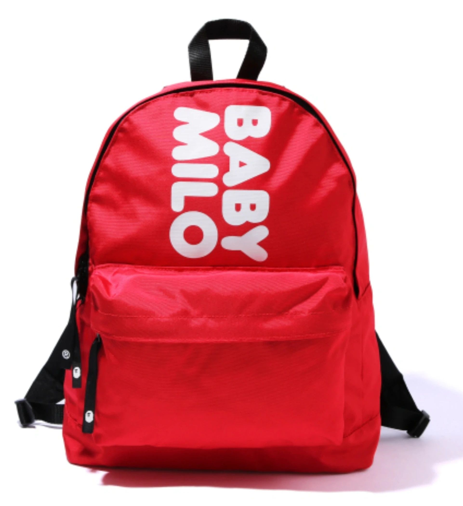 Bape BAPE BACKPACK Baby Milo Red Logo Book Bag A Bathing Ape