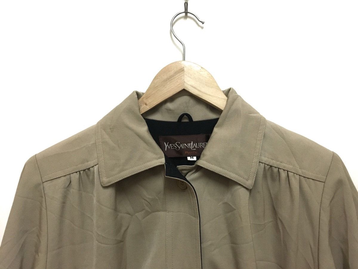 Yves Saint Laurent Vintage Yves saint laurent trench Coat long coat Ysl Size US M / EU 48-50 / 2 - 7 Thumbnail