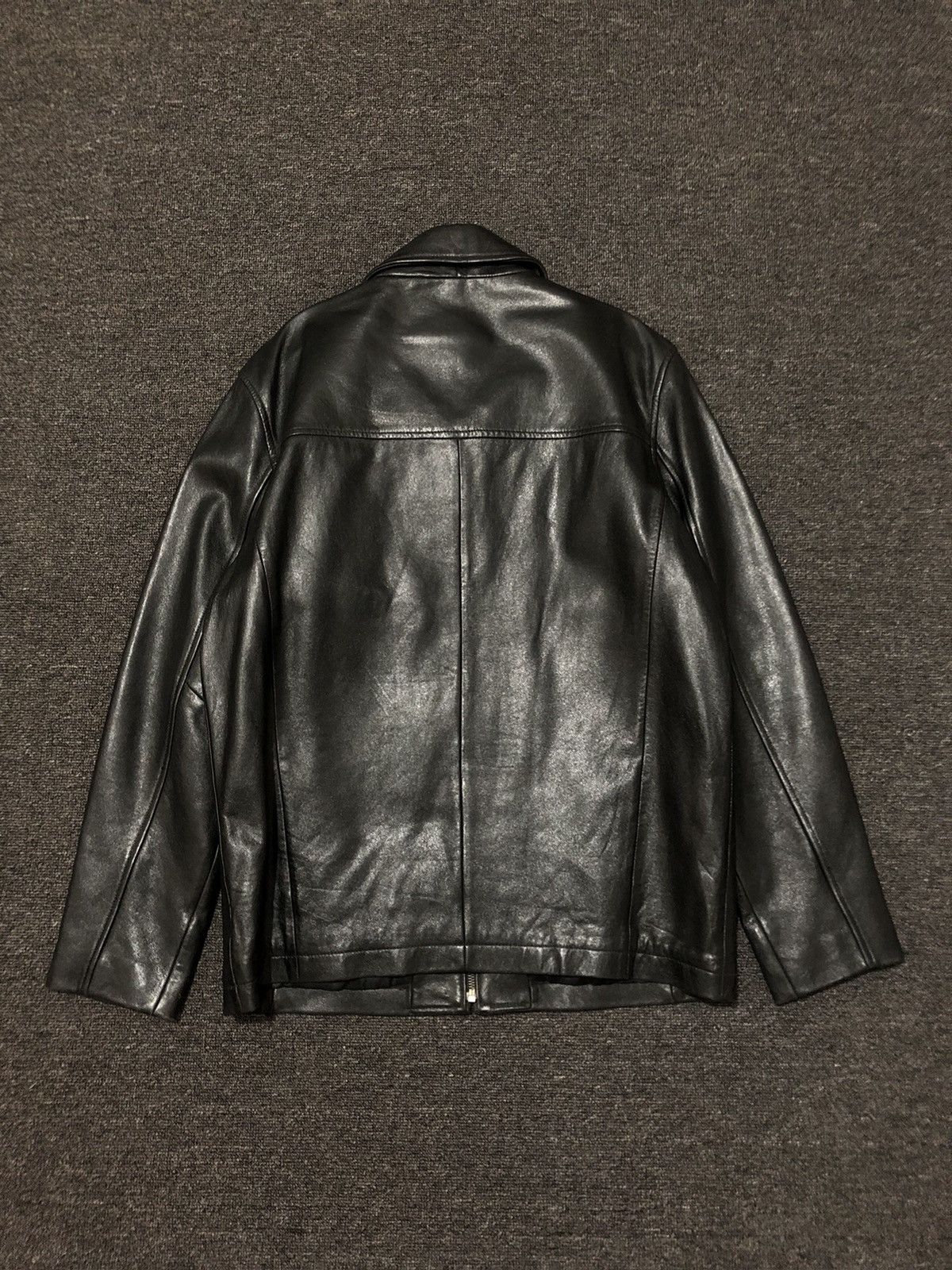 Balenciaga Balenciaga x Vintage 1997 Leather Jacket Size US M / EU 48-50 / 2 - 2 Thumbnail