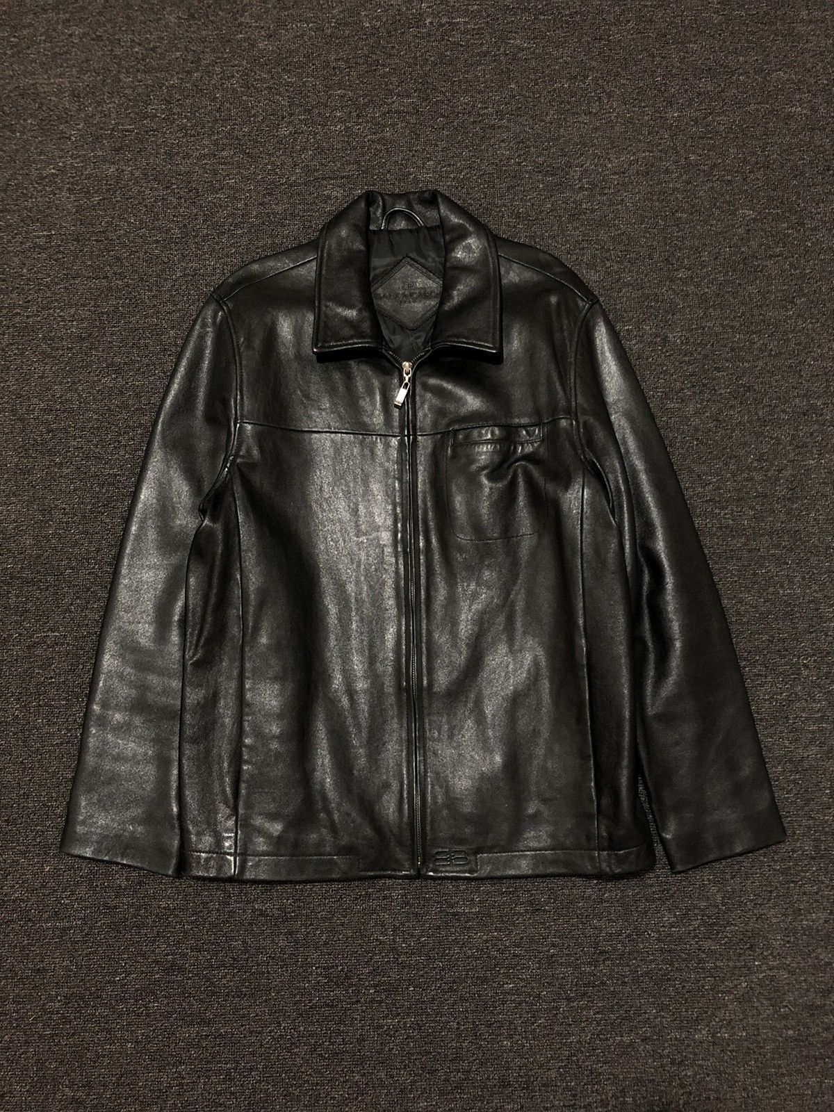 Balenciaga Balenciaga x Vintage 1997 Leather Jacket Size US M / EU 48-50 / 2 - 1 Thumbnail