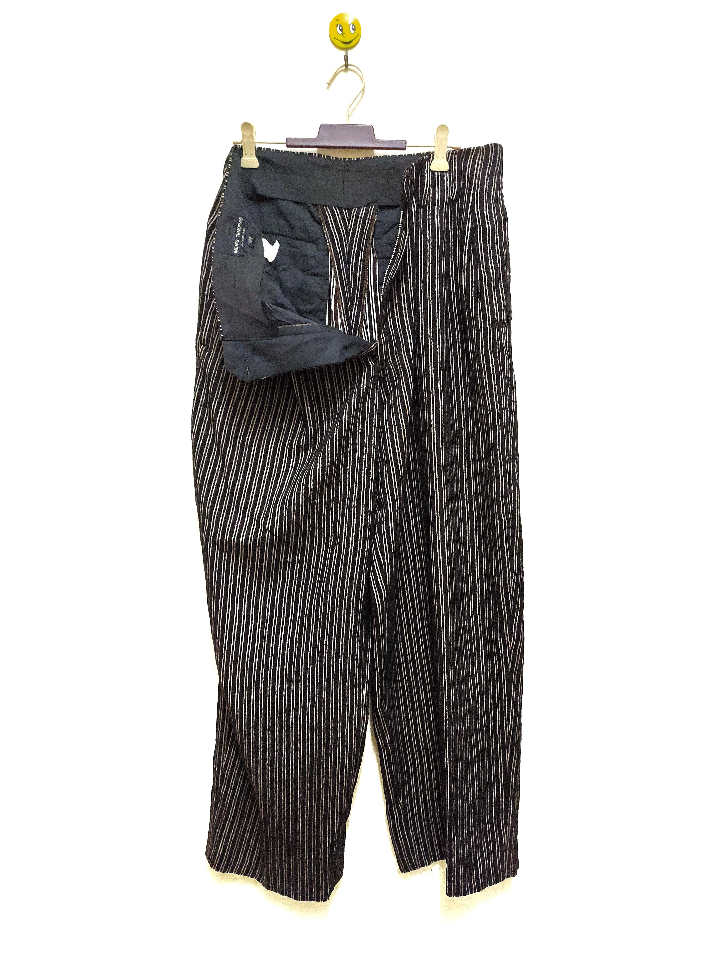Designer Men's Tenoras Hybrid Stripes Baggy Trousers Pant Style Size US 33 - 3 Thumbnail
